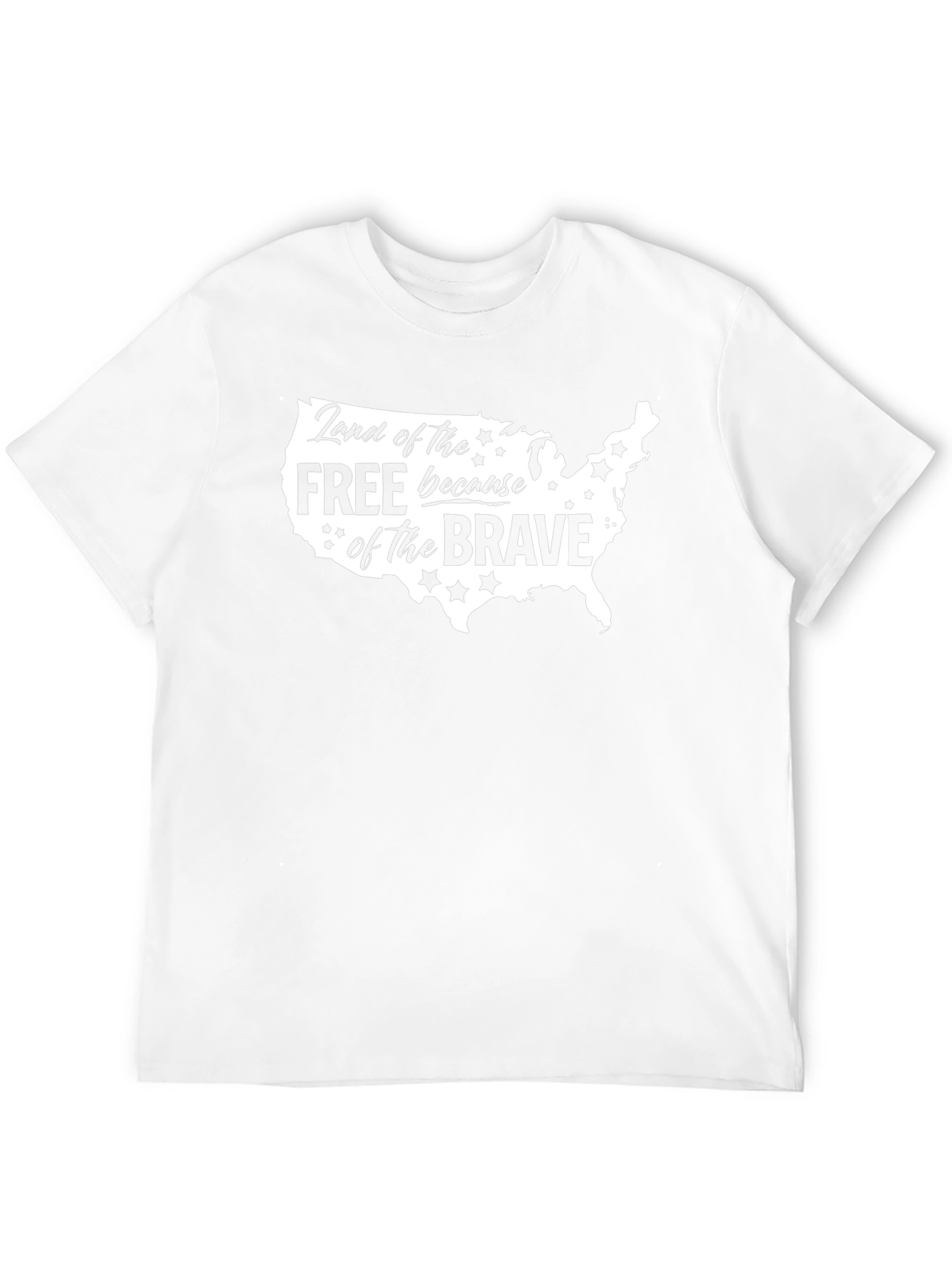 Land of the Free Patriotic USA T-Shirt