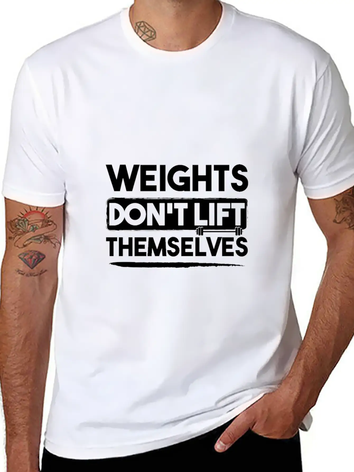 Gym Unisex Casual T-Shirt – Clean Design For Daily Comfort