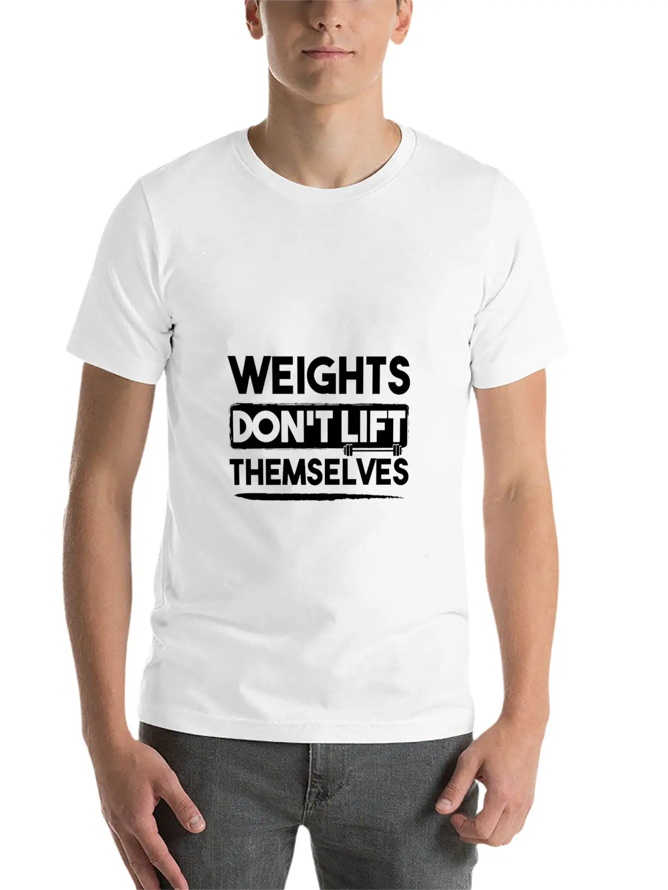 Gym Unisex Casual T-Shirt – Clean Design For Daily Comfort