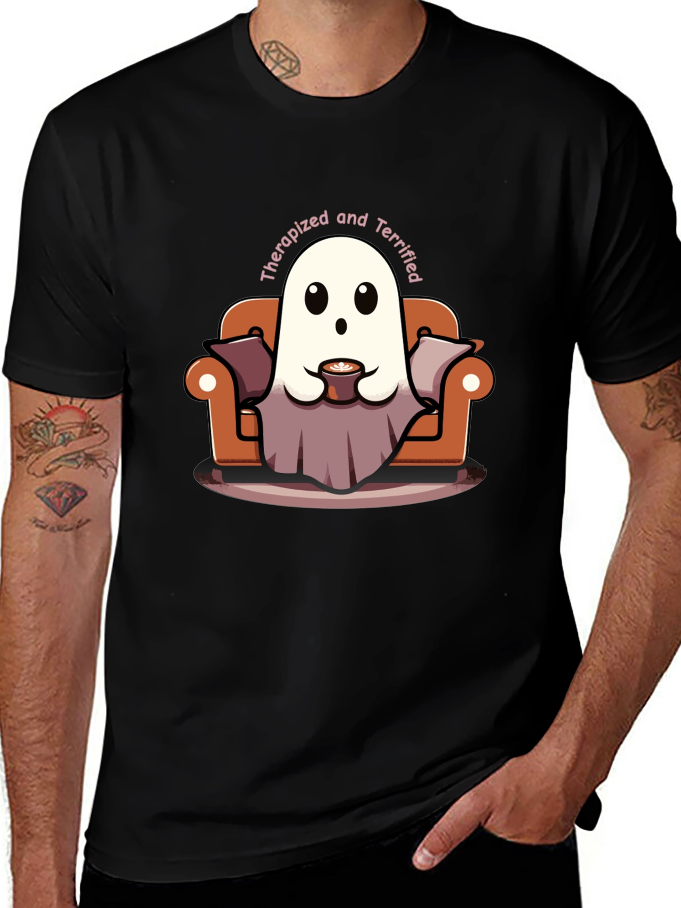 Therapized & Terrified Ghost T-Shirt