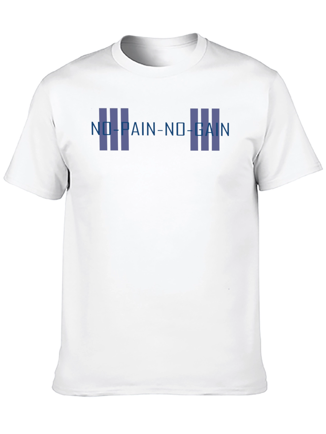 No Pain No Gain Graphic T-Shirt - Black