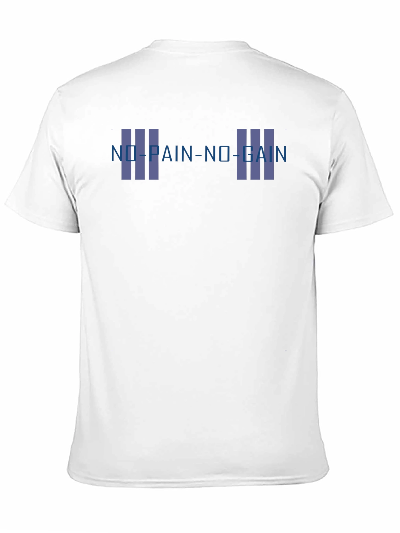 No Pain No Gain Graphic T-Shirt - Black