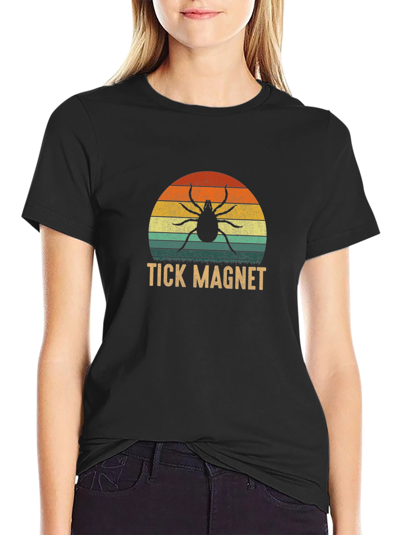 Tick Magnet Graphic Tee - Funny Insect Lover T-Shirt