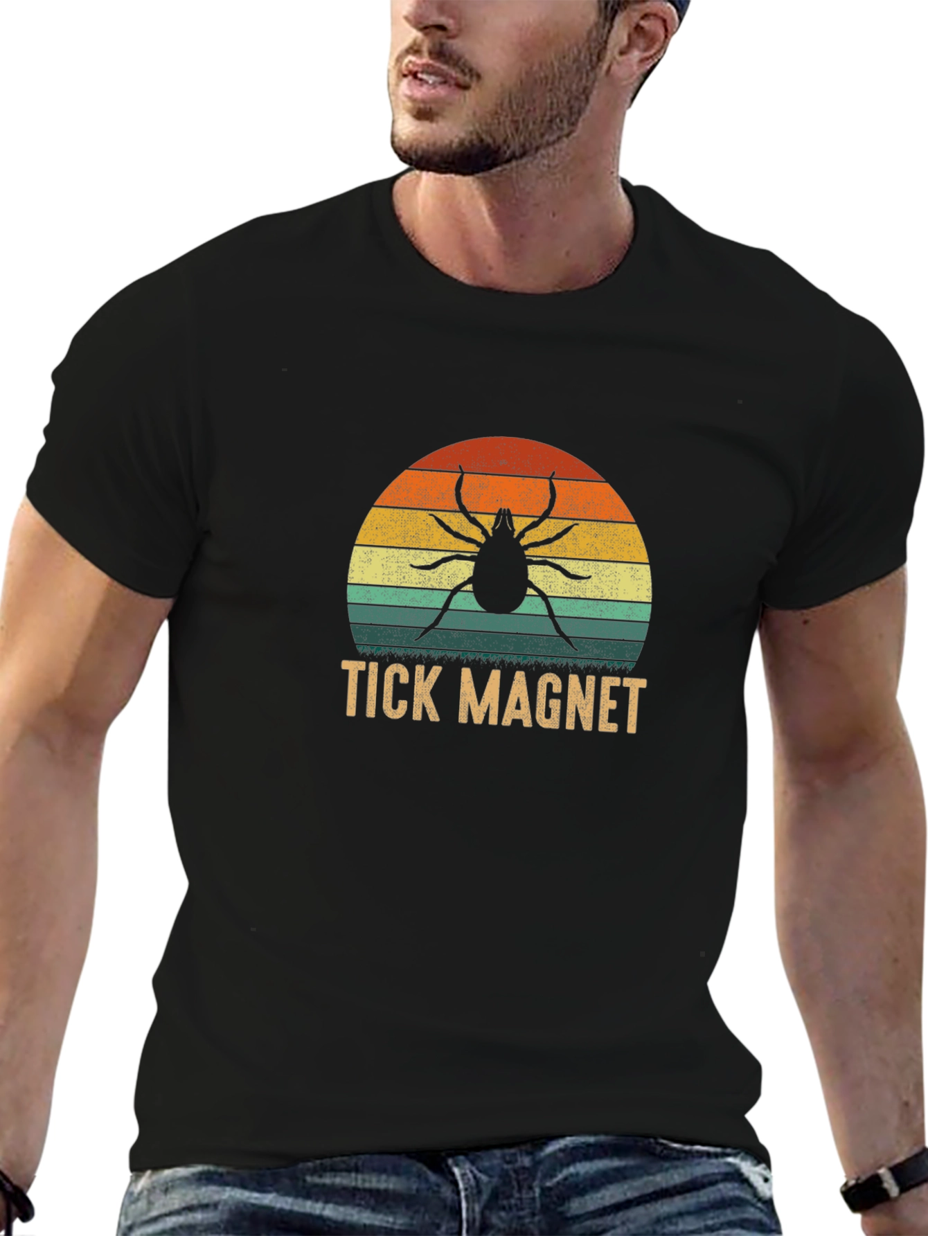 Tick Magnet Graphic Tee - Funny Insect Lover T-Shirt