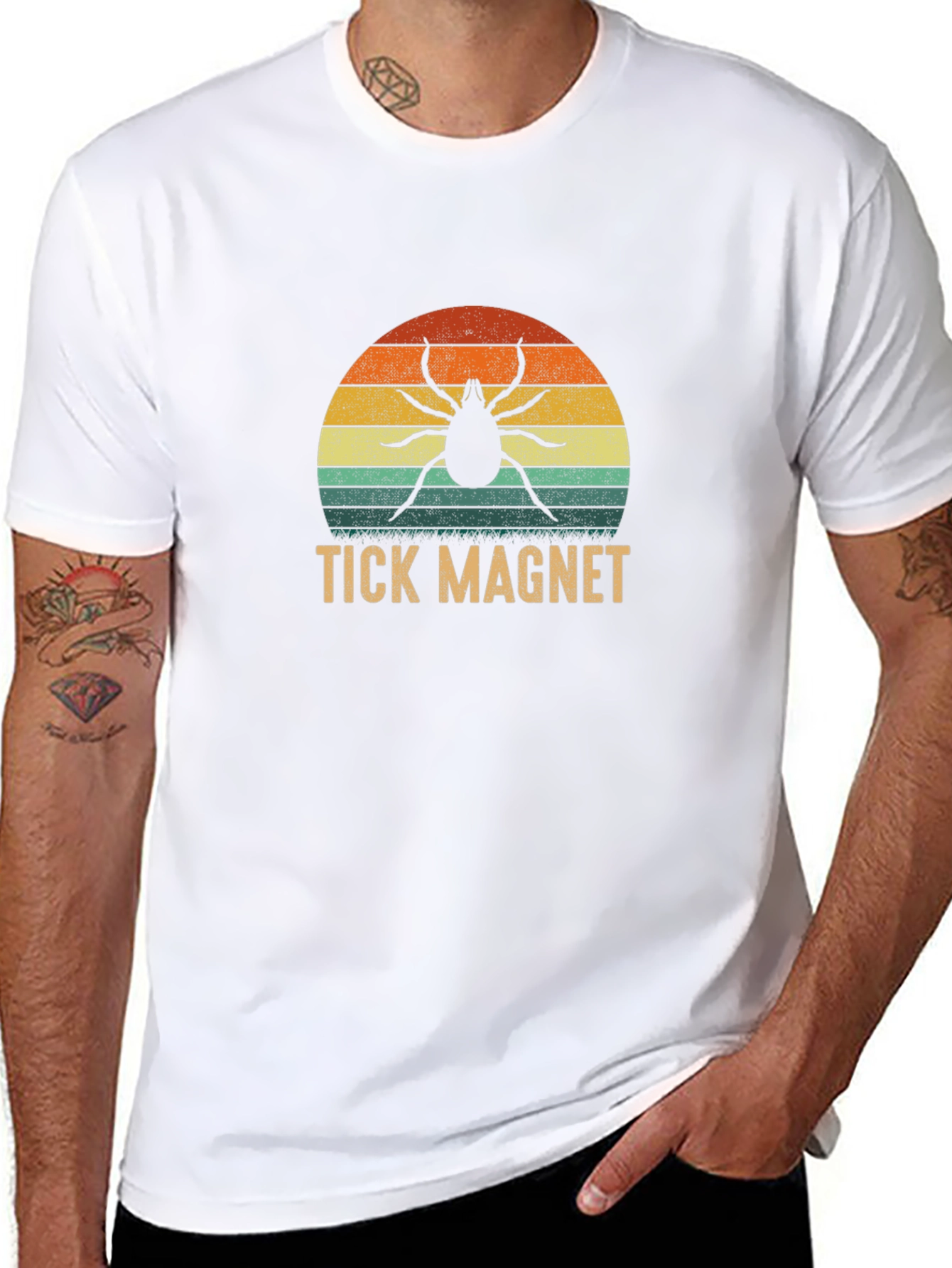 Tick Magnet Graphic Tee - Funny Insect Lover T-Shirt