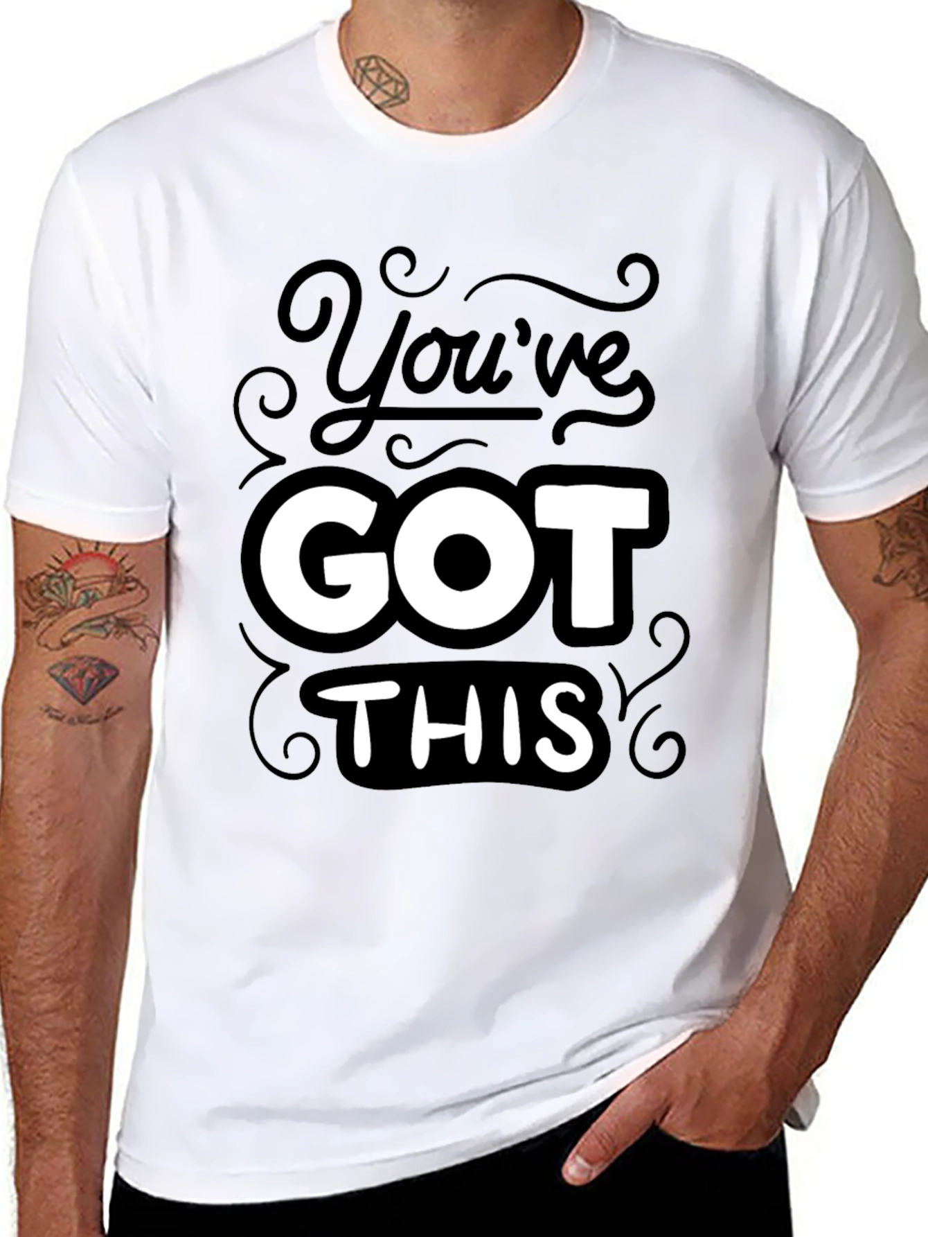 Youve Got This Black Graphic Tee