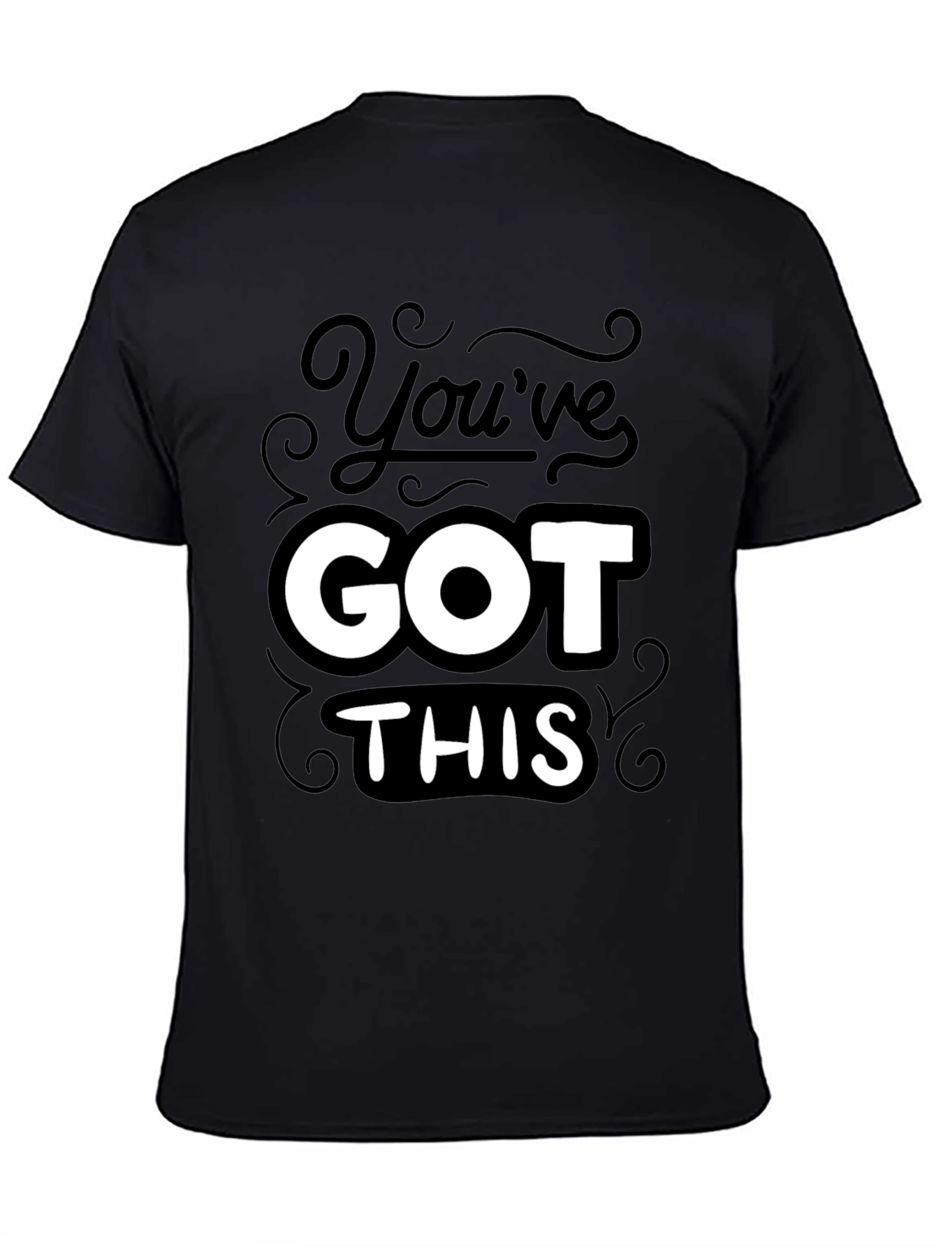 Youve Got This Black Graphic Tee