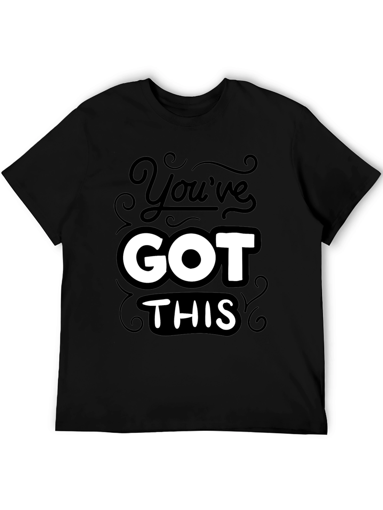 Youve Got This Black Graphic Tee