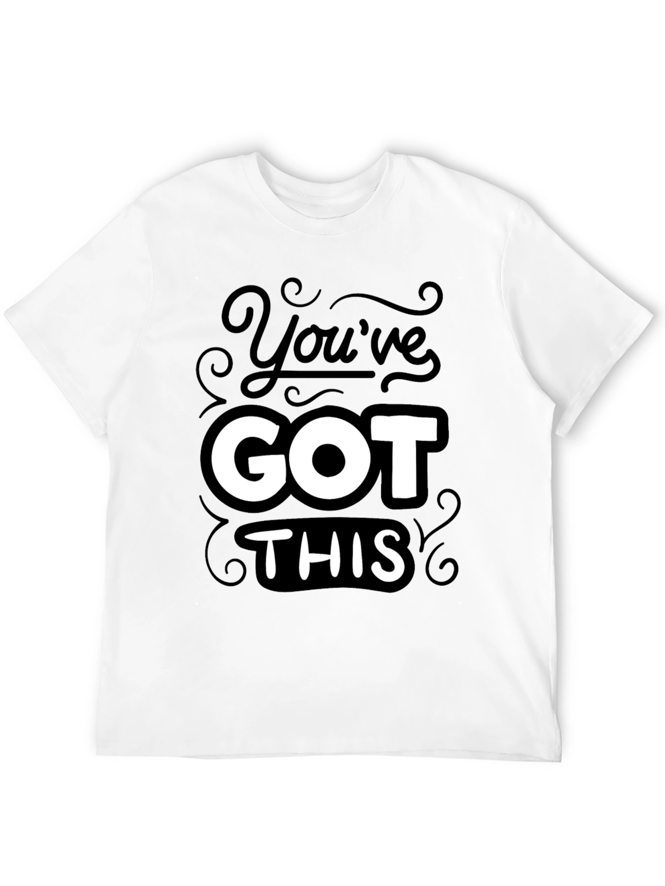 Youve Got This Black Graphic Tee