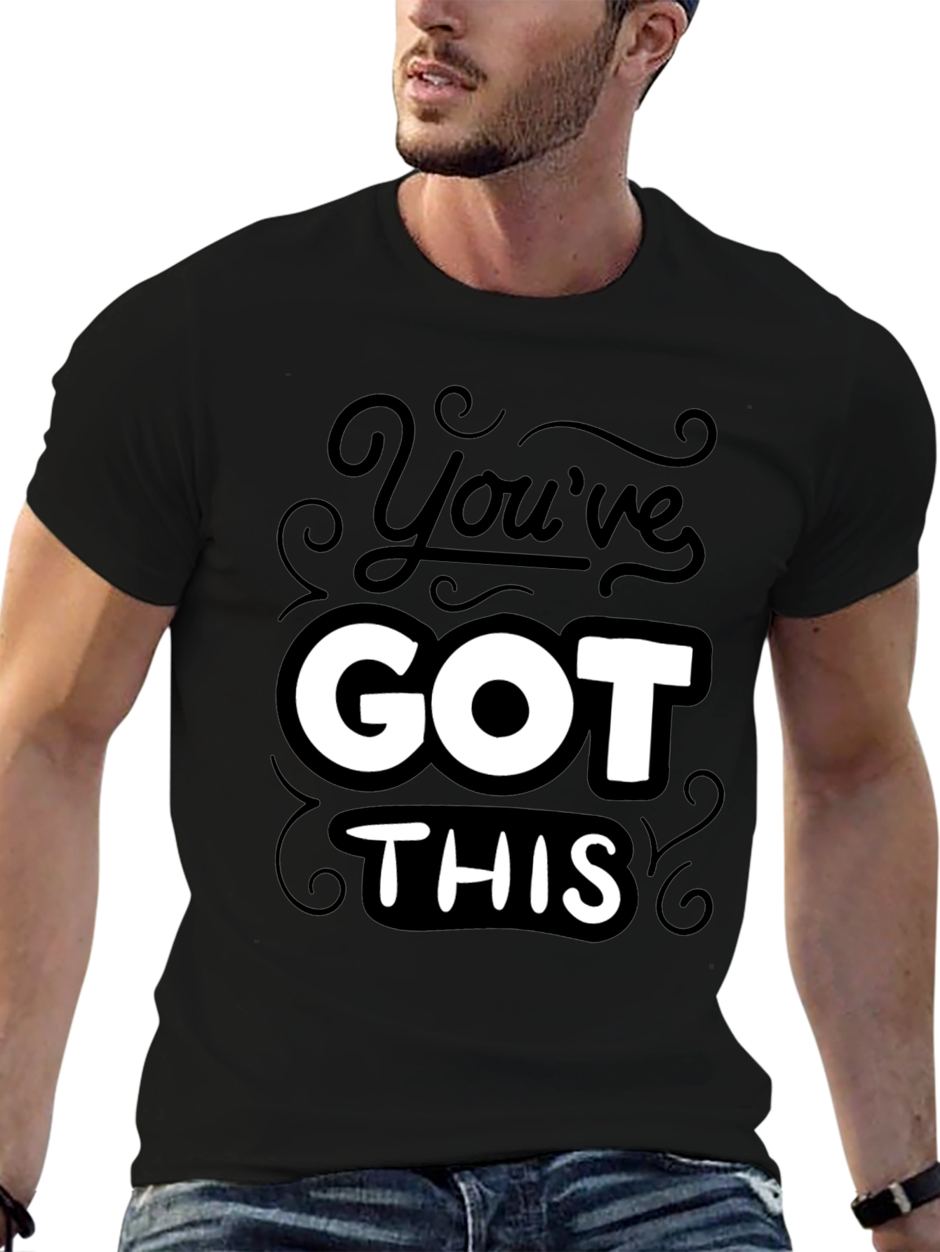 Youve Got This Black Graphic Tee