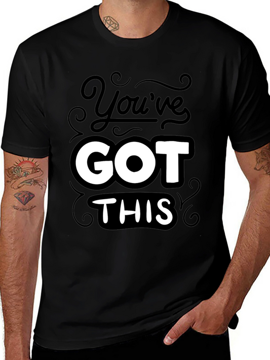 Youve Got This Black Graphic Tee