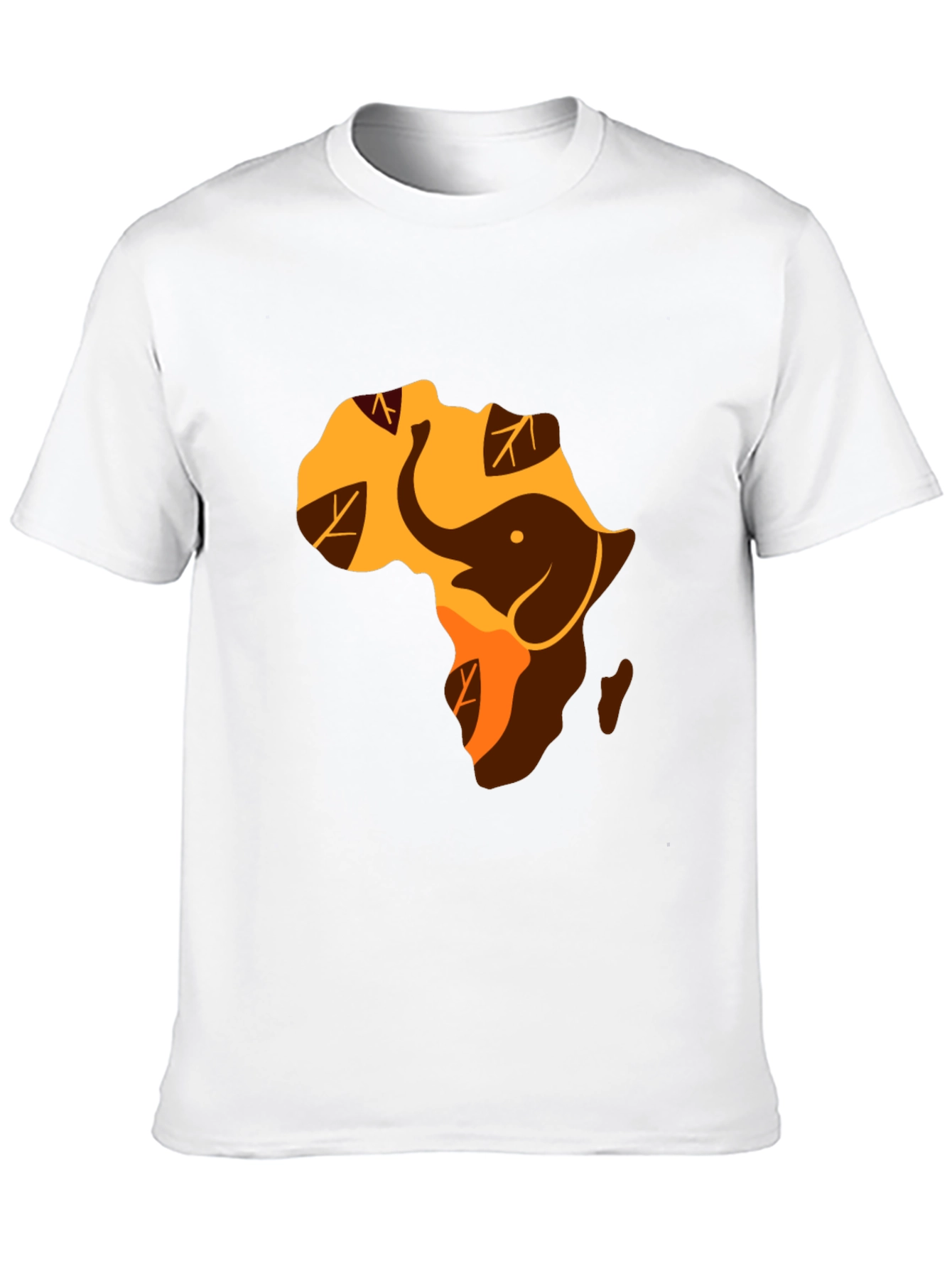 Africa Elephant Graphic Tee - Black Unisex Shirt