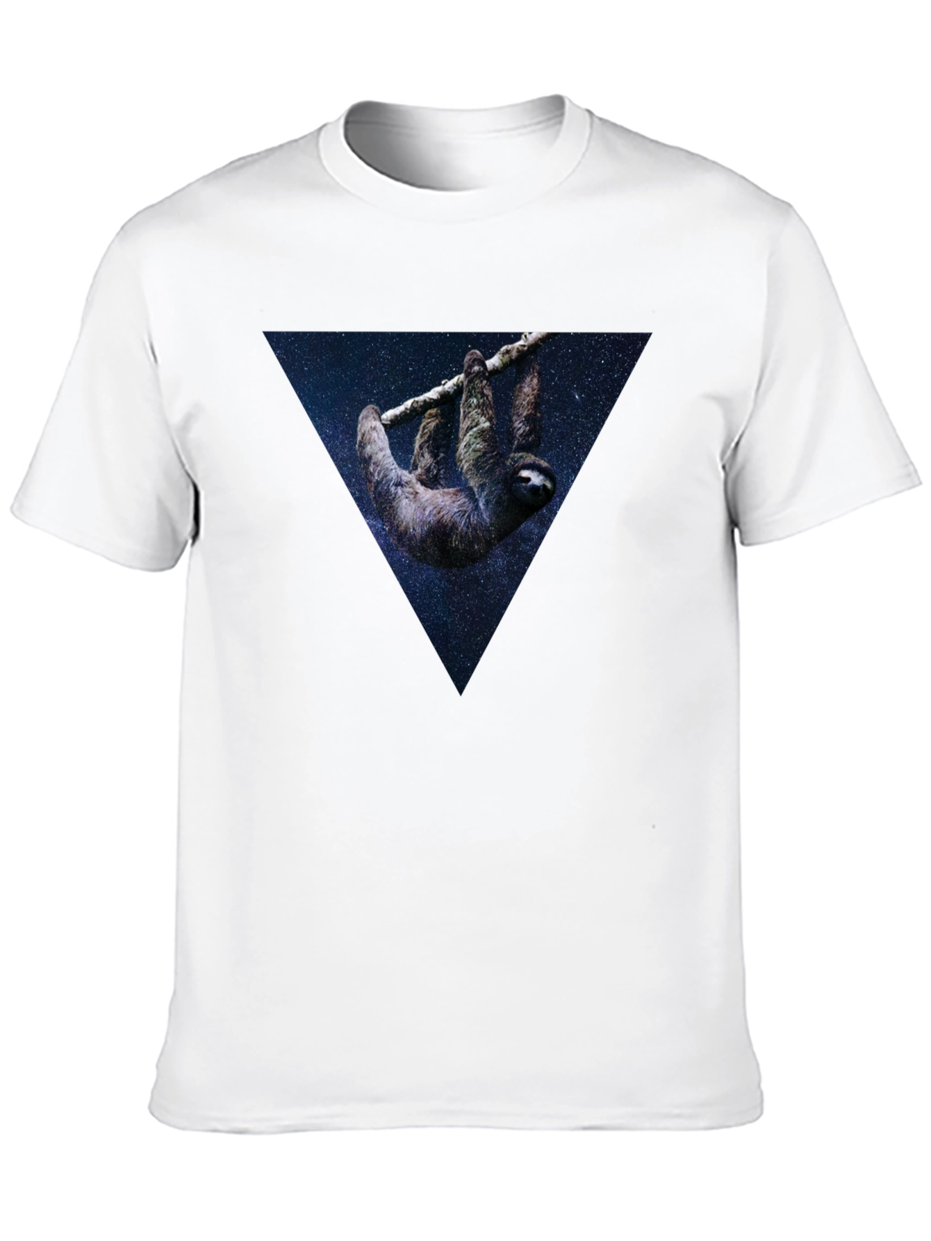 Sloth Starry Triangle T-Shirt