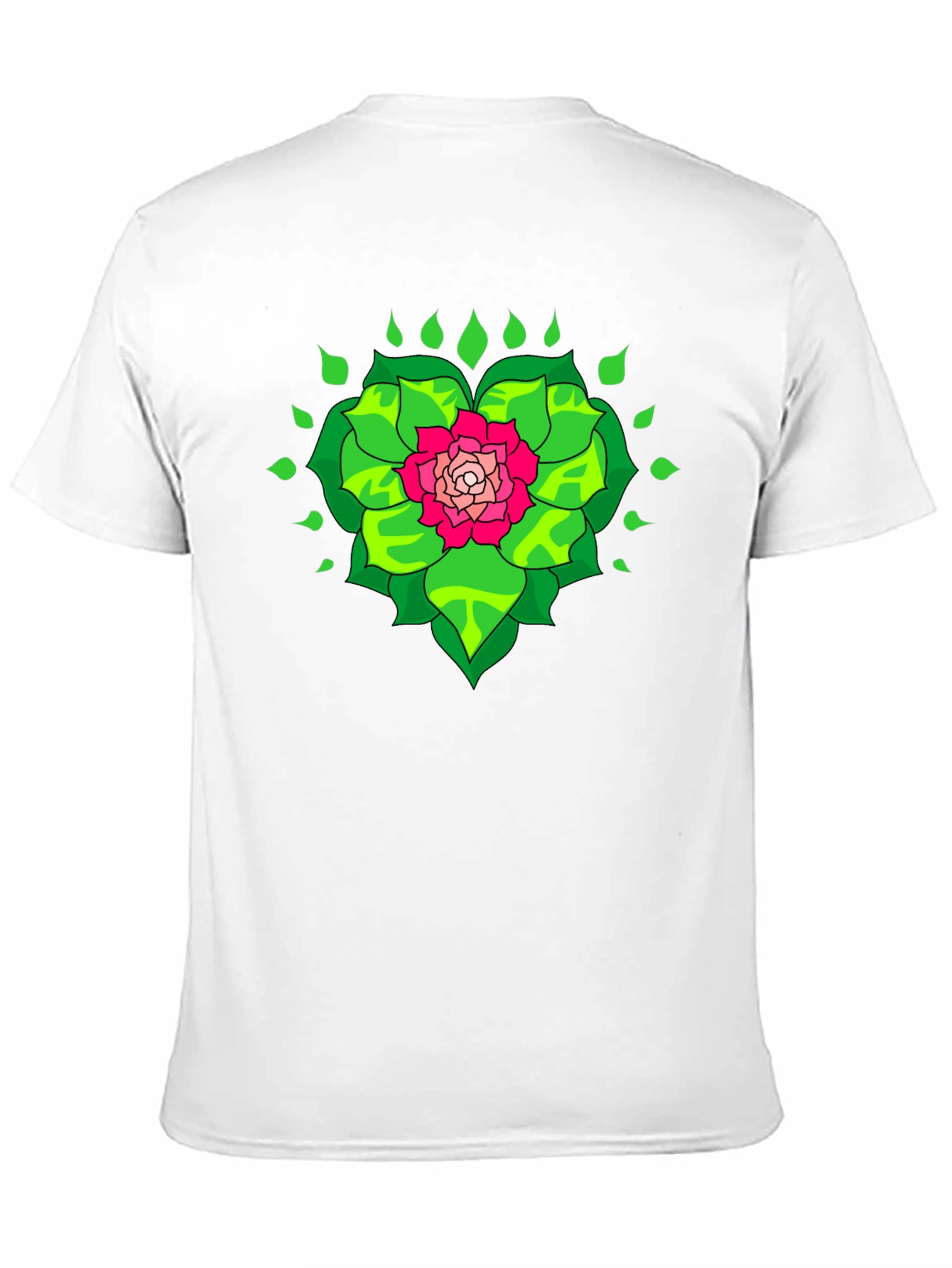 Botanical Blossom Graphic Tee - Black