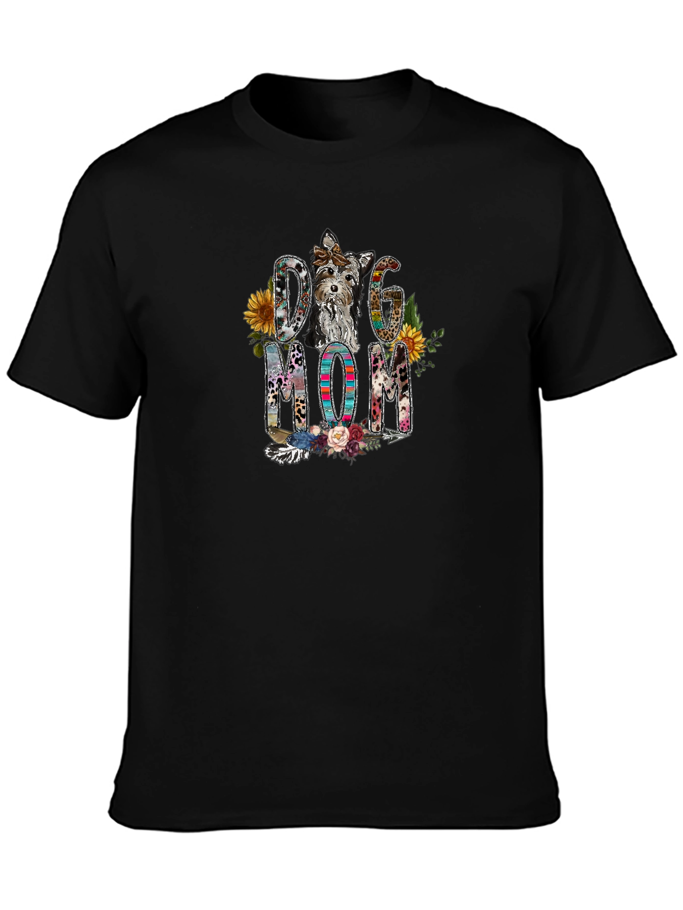 Dog Mom T-Shirt - Yorkshire Terrier Design