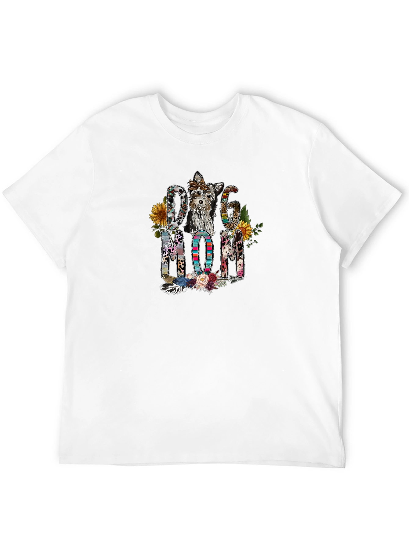 Dog Mom T-Shirt - Yorkshire Terrier Design