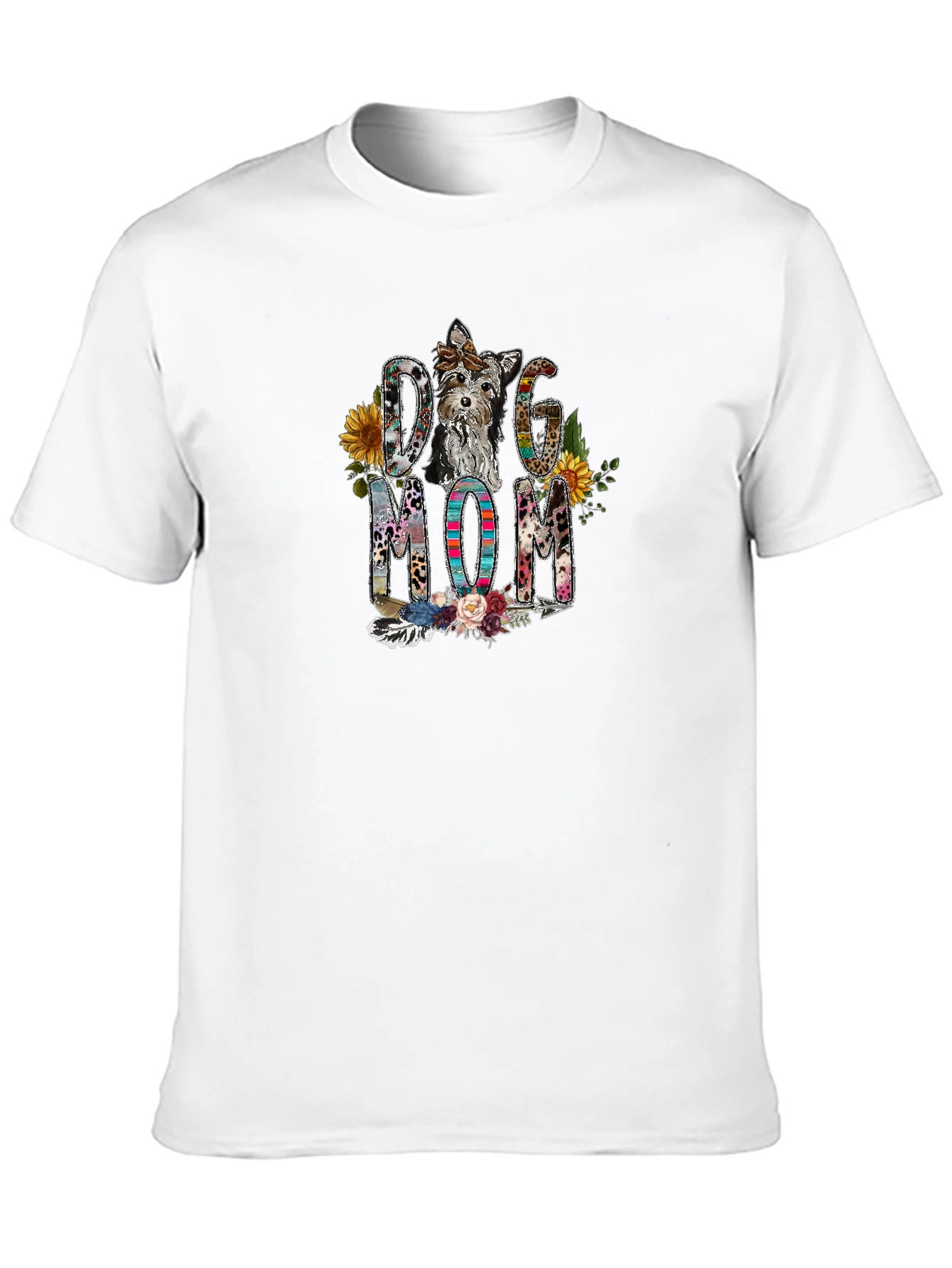 Dog Mom T-Shirt - Yorkshire Terrier Design