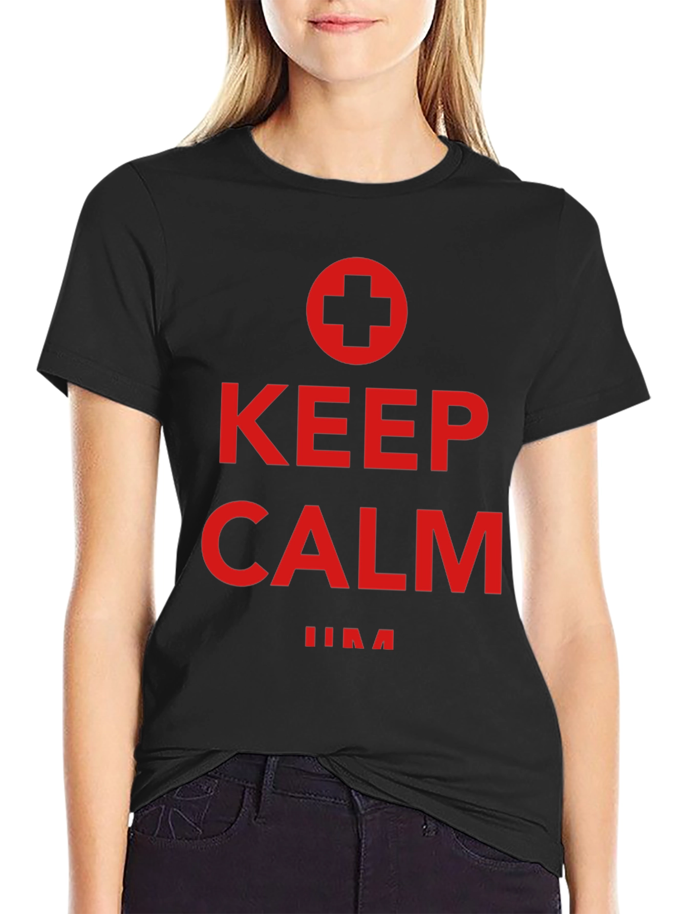 Keep Calm Graphic T-Shirt - Novelty Tee