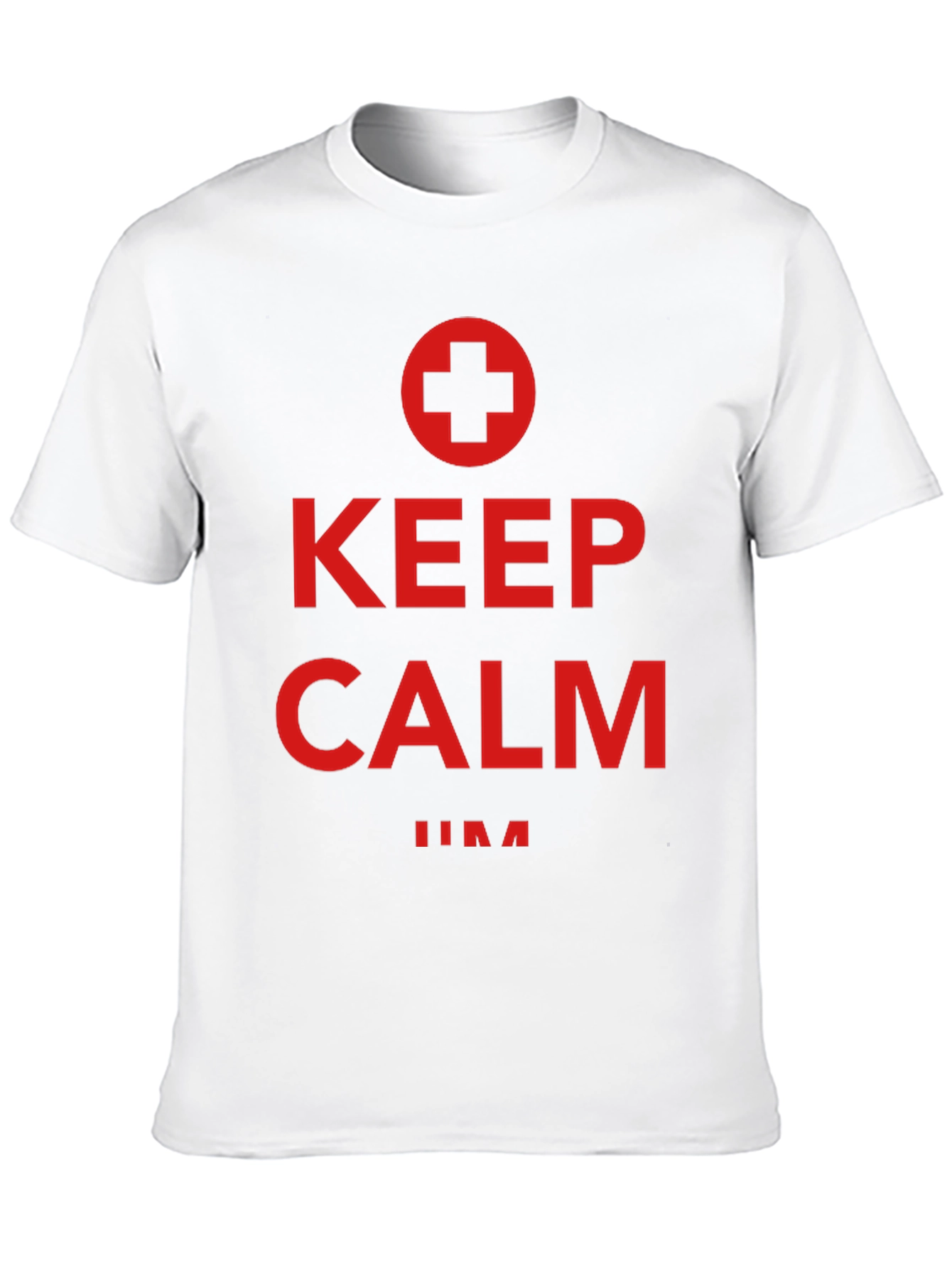 Keep Calm Graphic T-Shirt - Novelty Tee