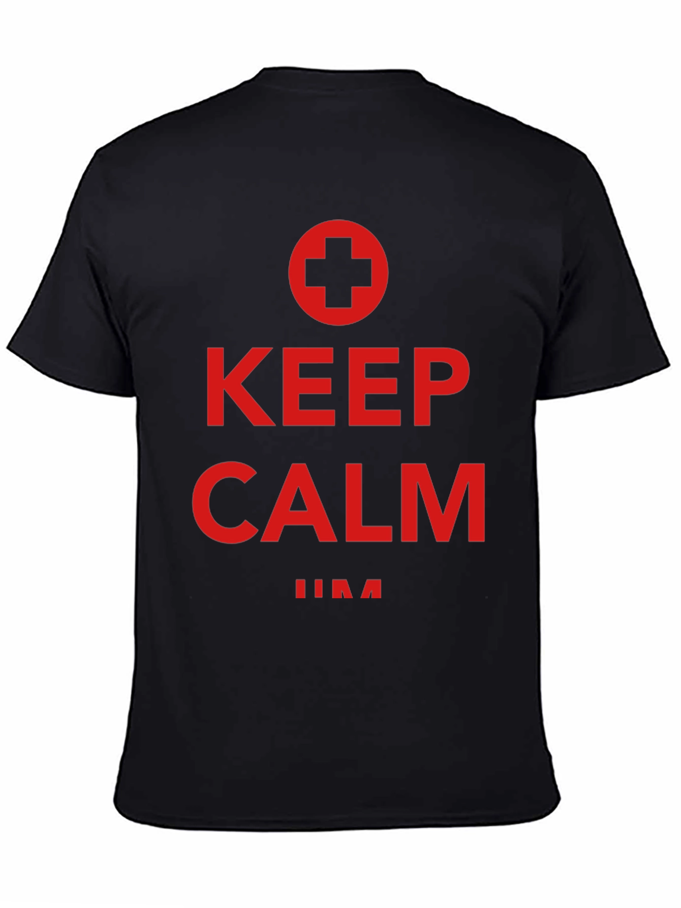 Keep Calm Graphic T-Shirt - Novelty Tee
