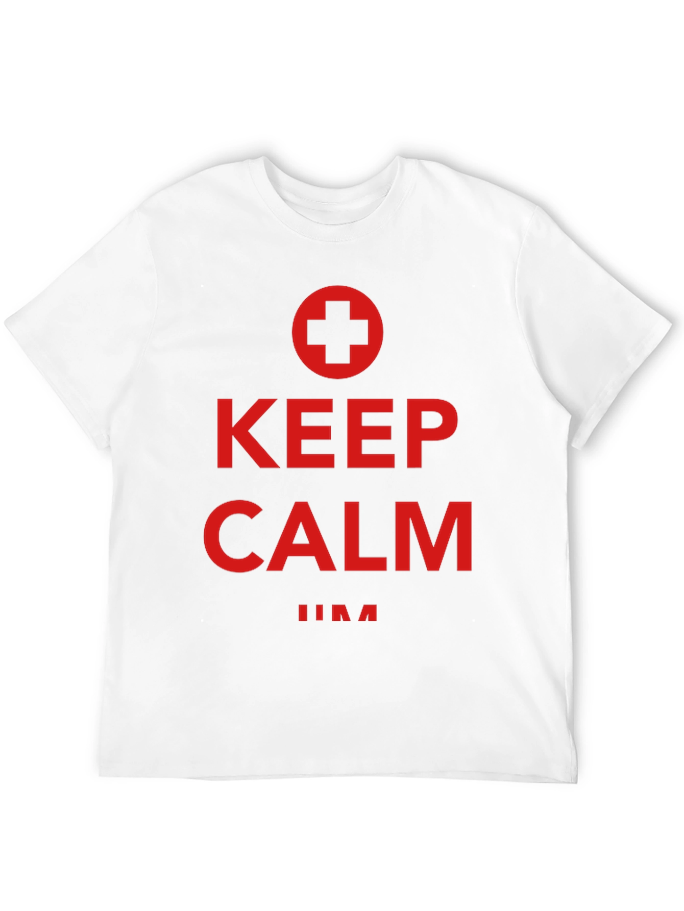 Keep Calm Graphic T-Shirt - Novelty Tee