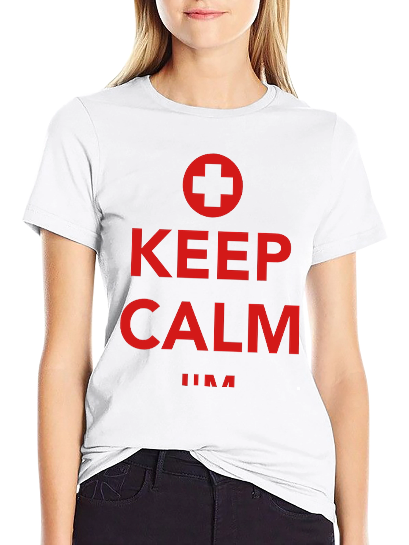 Keep Calm Graphic T-Shirt - Novelty Tee