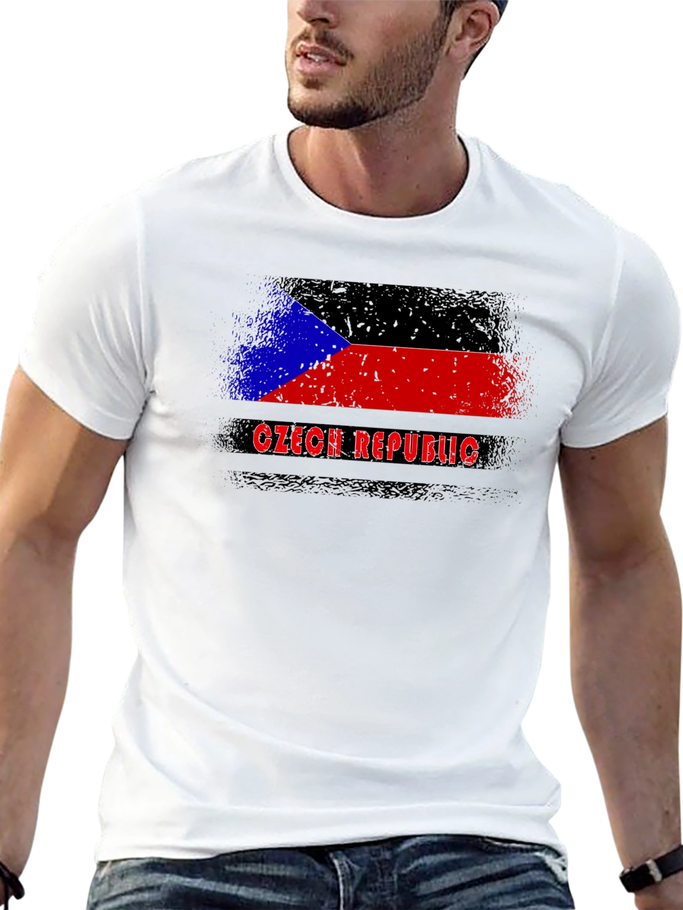 Czech Republic Flag T-Shirt
