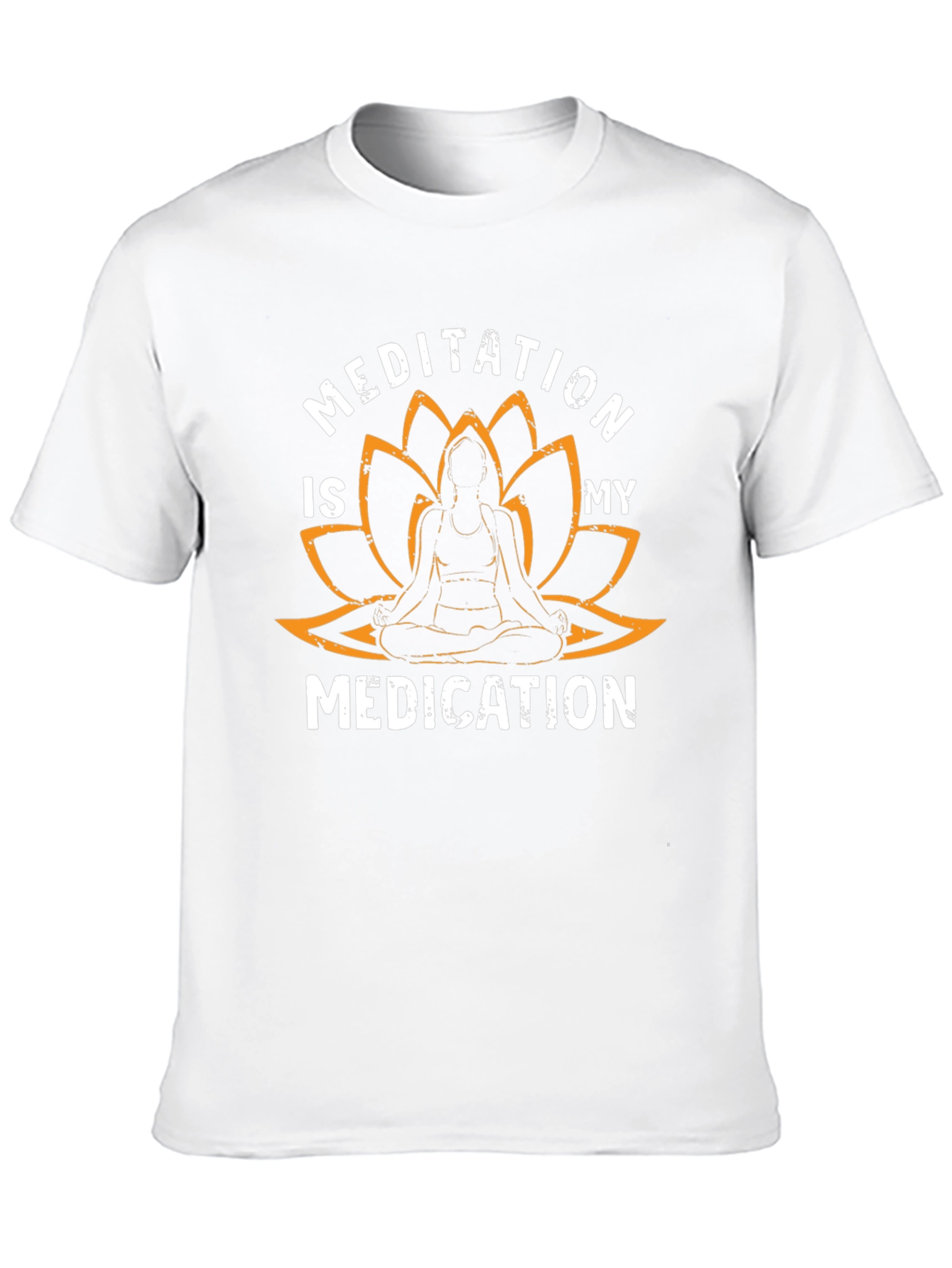 Meditation is My Medication Graphic Tee - Black