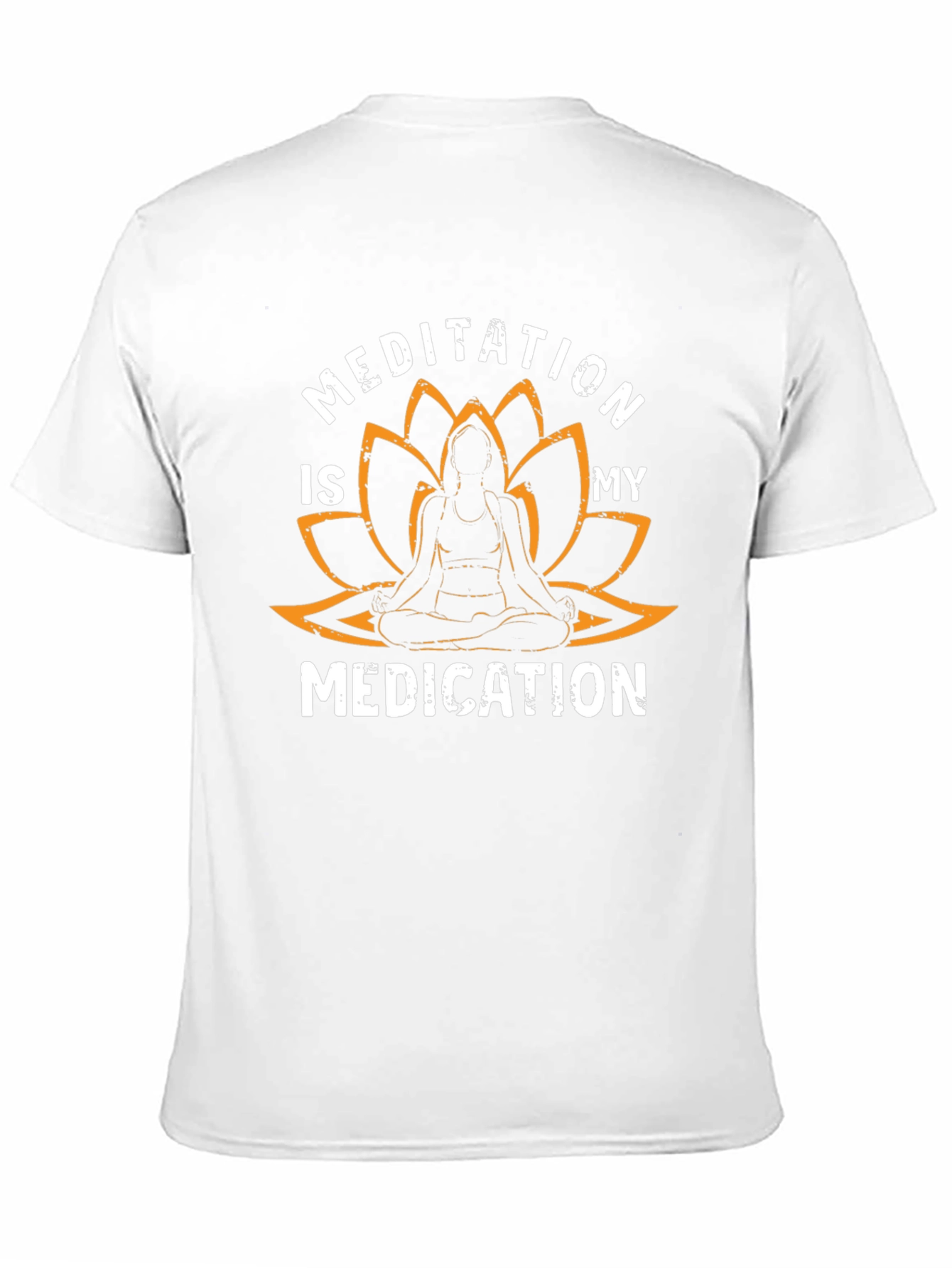 Meditation is My Medication Graphic Tee - Black