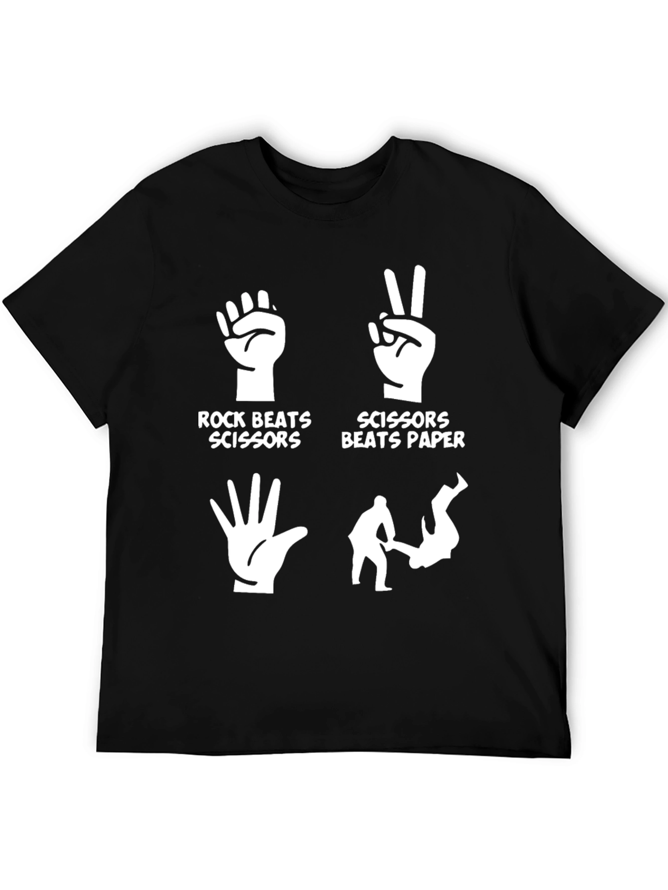 Rock Paper Scissors Martial Arts T-Shirt