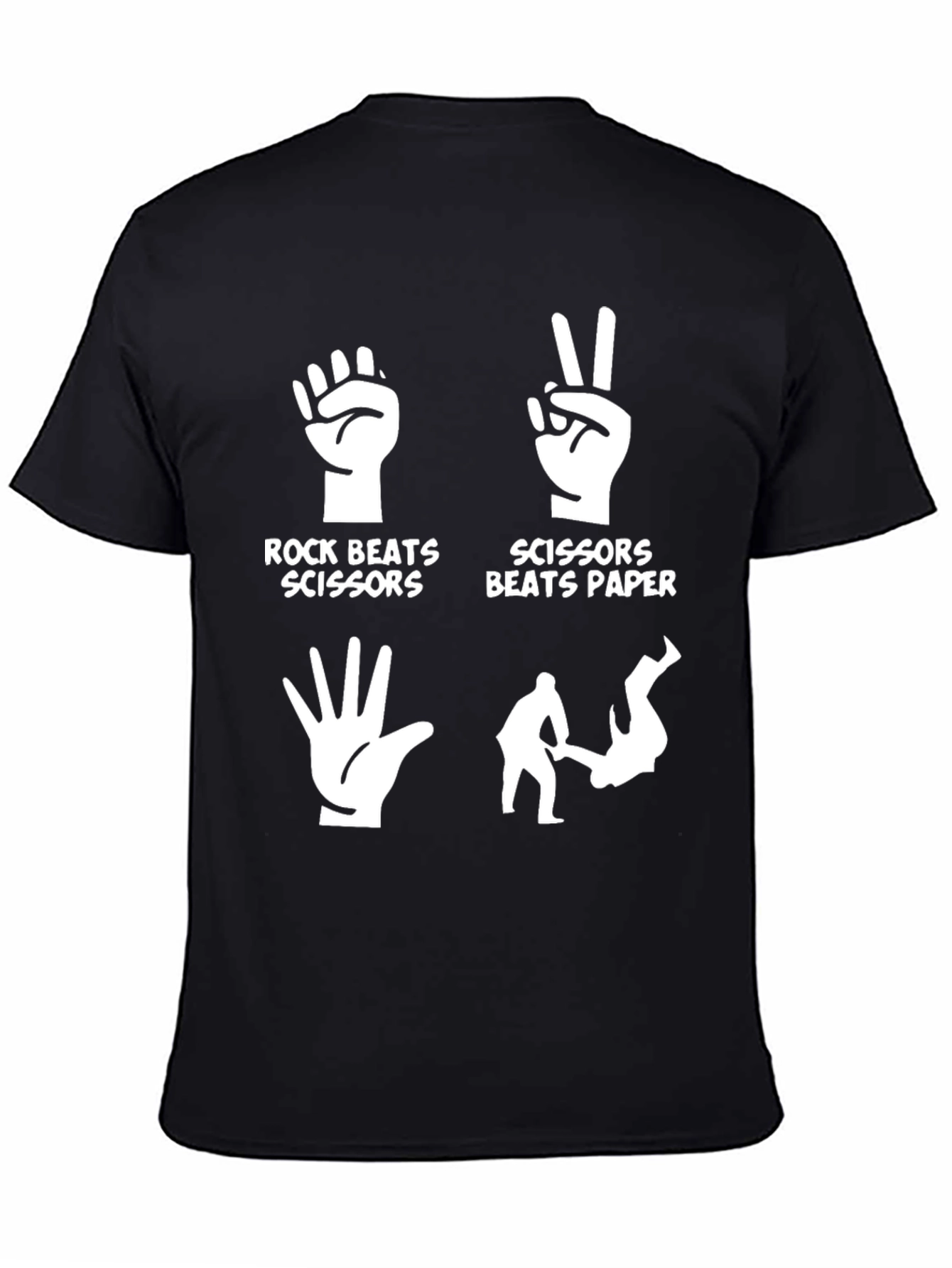 Rock Paper Scissors Martial Arts T-Shirt