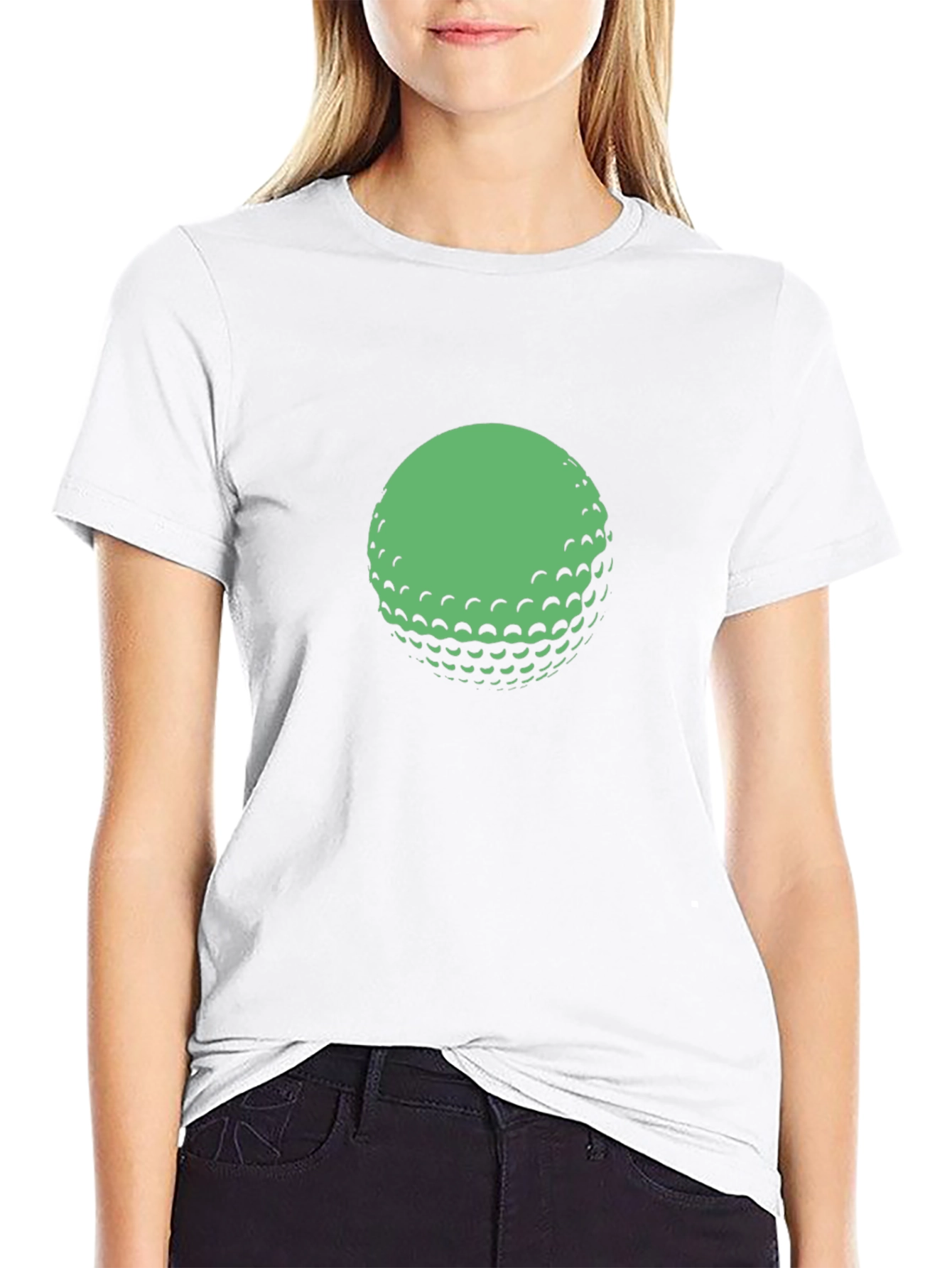 Golf Ball Graphic Tee - Classic Black