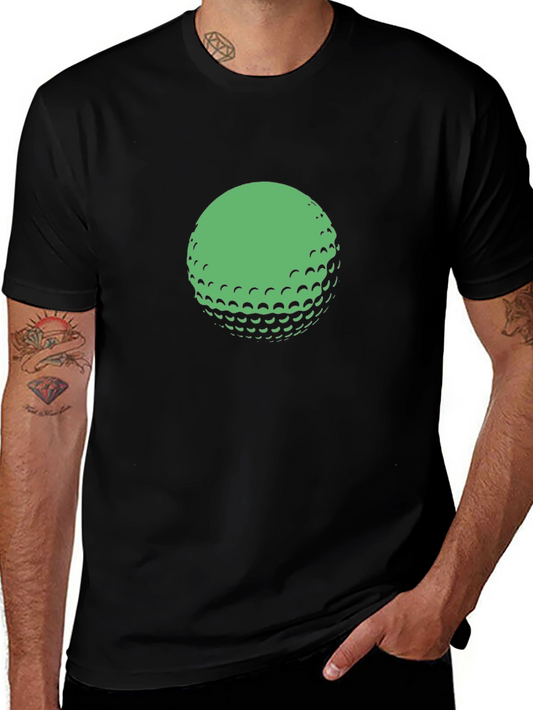Golf Ball Graphic Tee - Classic Black