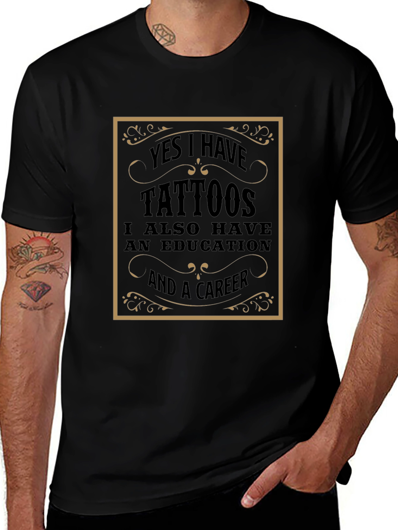 Tattoos Education Career Tee