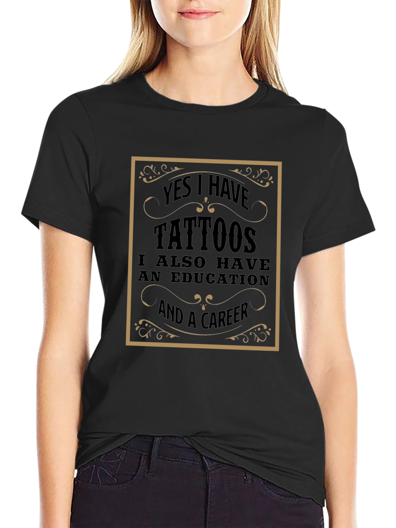 Tattoos Education Career Tee