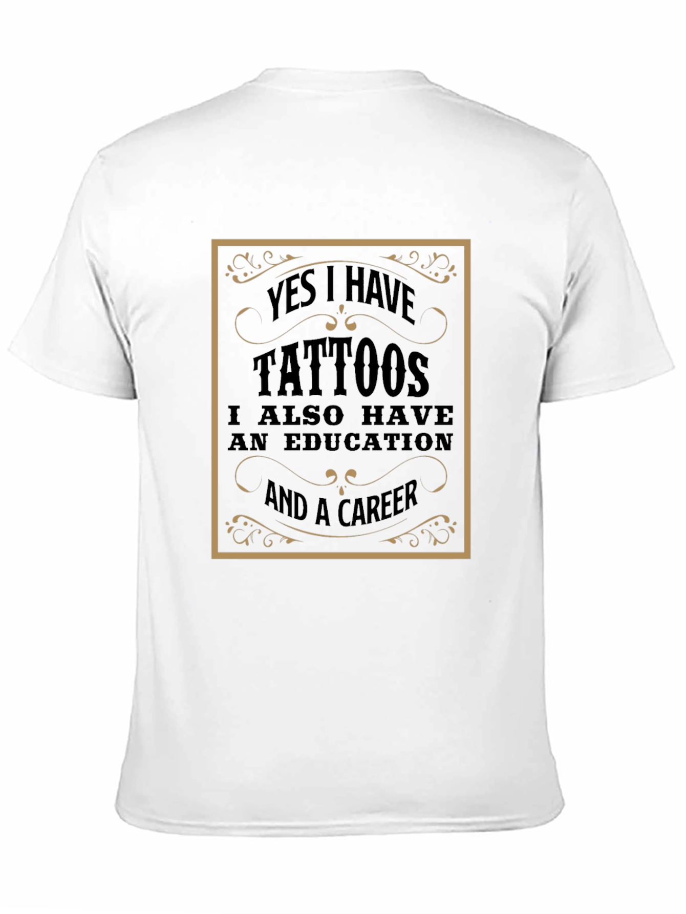 Tattoos Education Career Tee