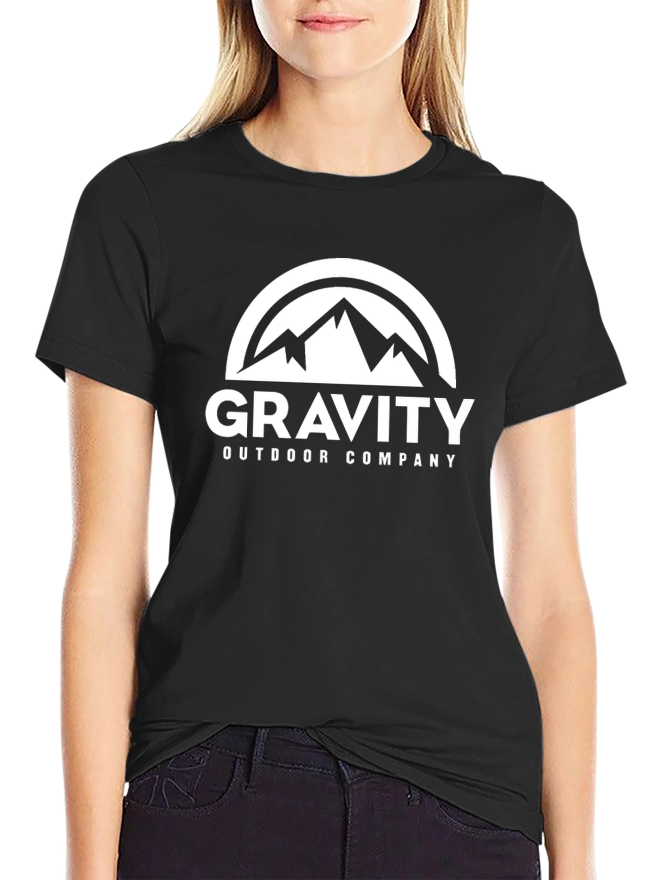 Gravity Outdoor Company Black Graphic T-Shirt