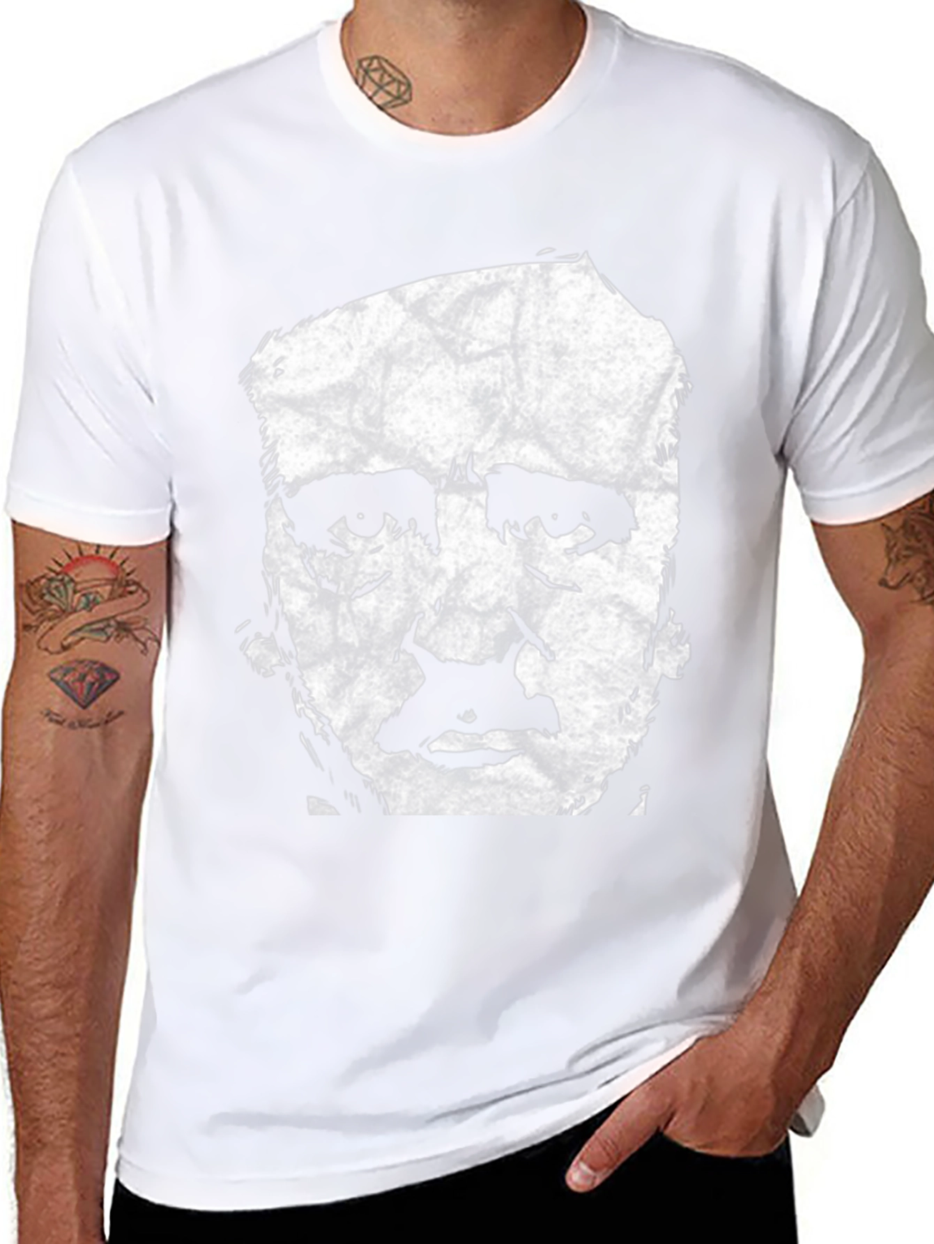 Edgar Allan Poe T-Shirt - Grunge Portrait Tee
