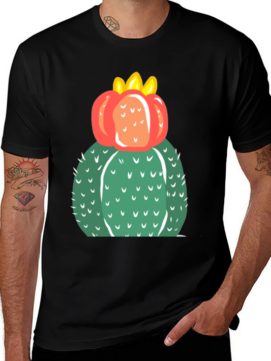 Cactus Flower Graphic Tee - Cool Desert Style