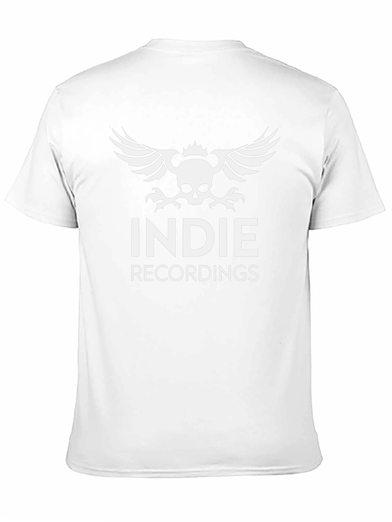 Indie Recordings Graphic Print Black Tee