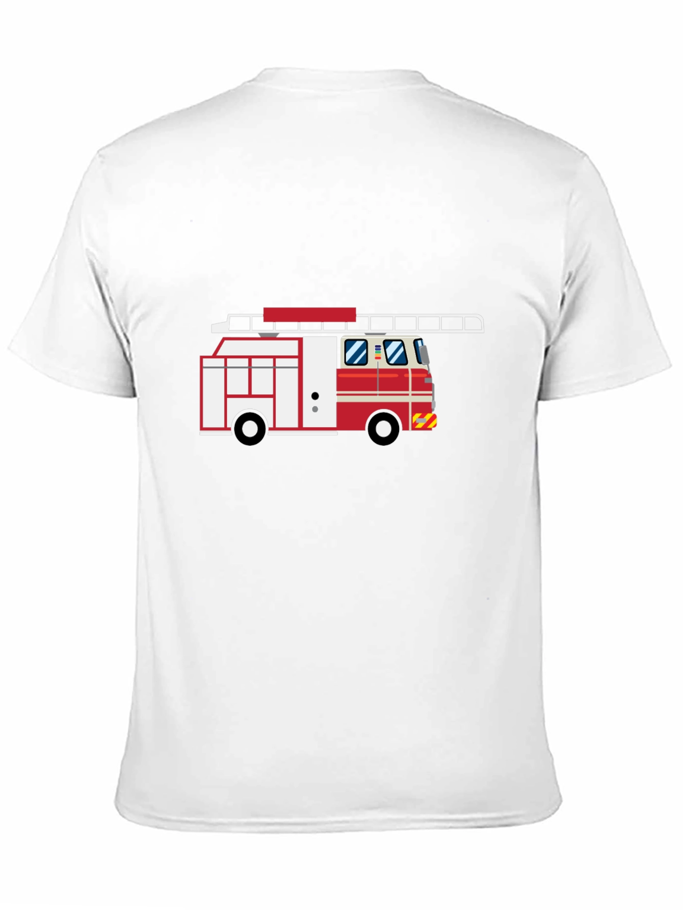 Fire Truck Graphic Tee - Classic Fire Engine Design
