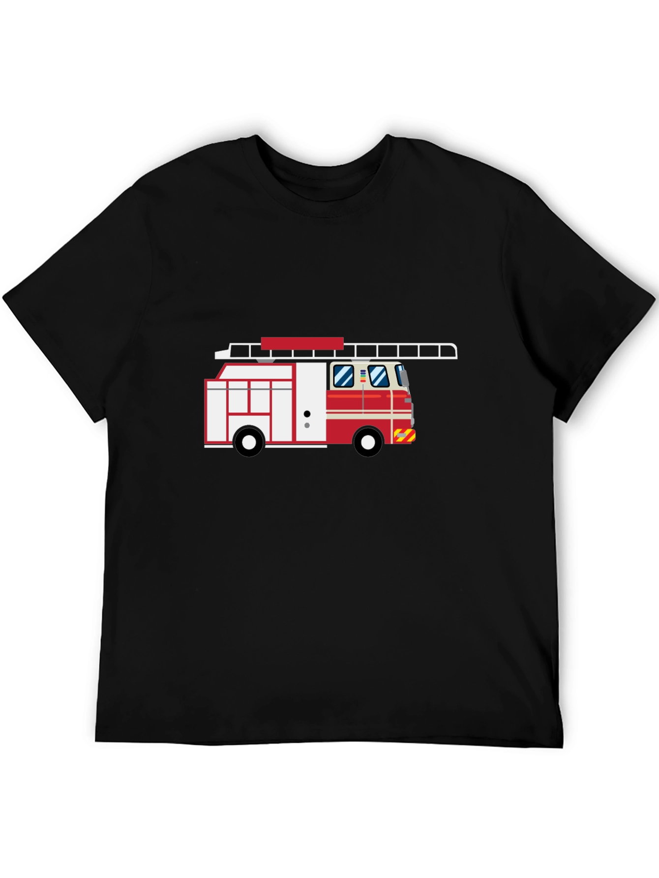 Fire Truck Graphic Tee - Classic Fire Engine Design