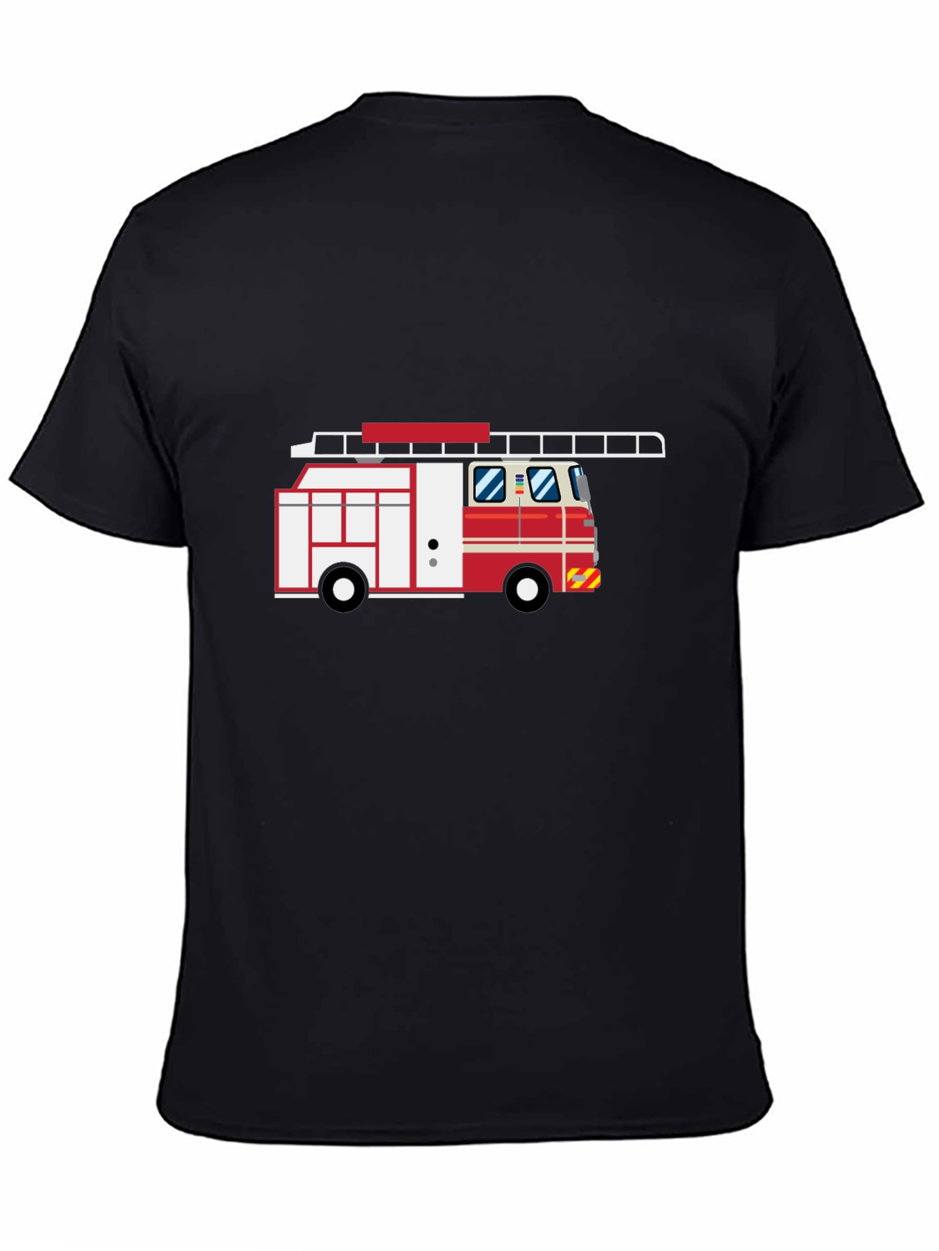 Fire Truck Graphic Tee - Classic Fire Engine Design