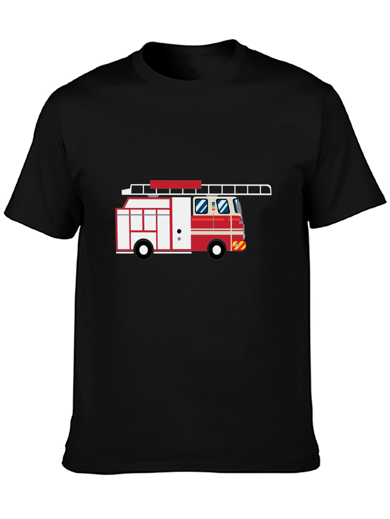 Fire Truck Graphic Tee - Classic Fire Engine Design