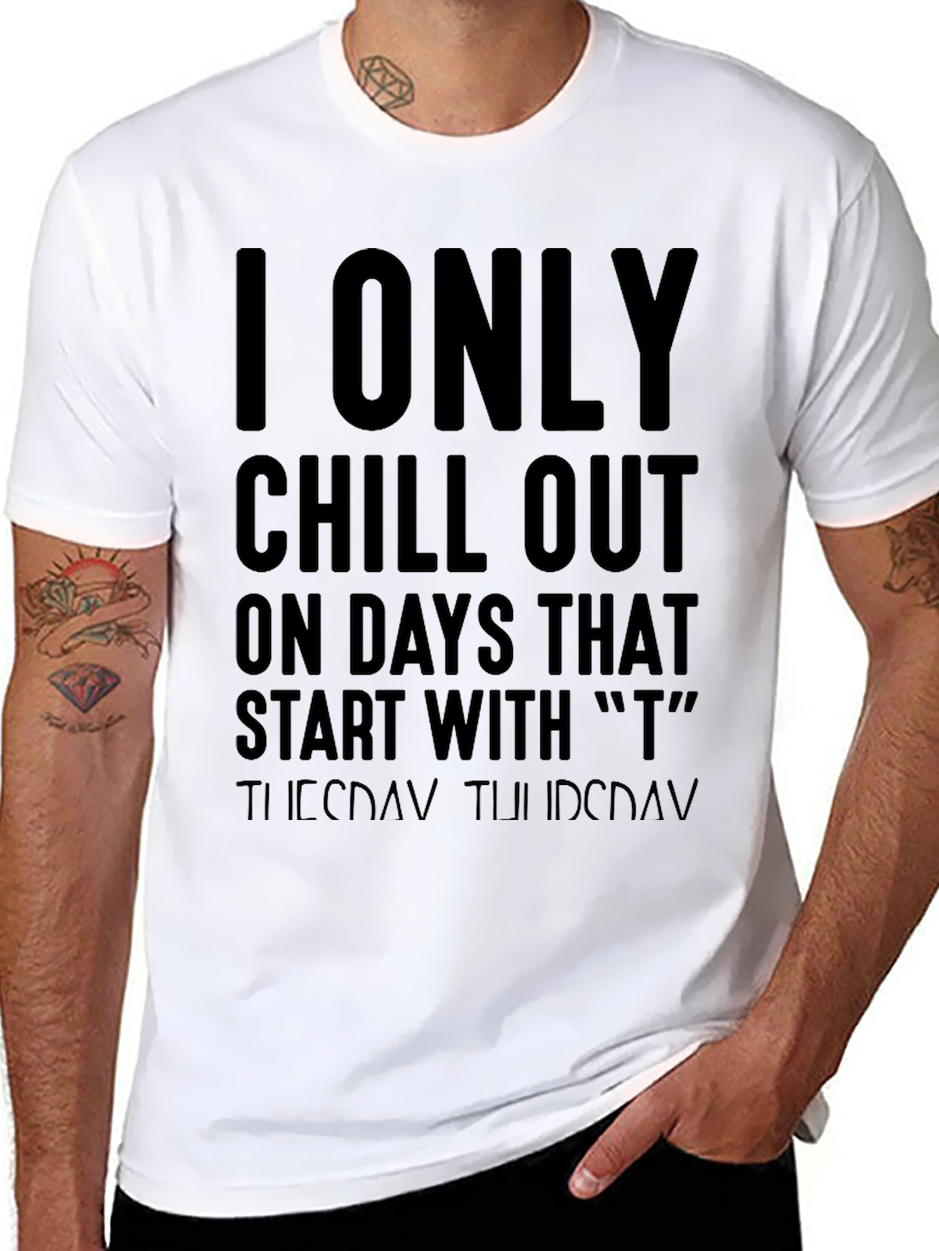I Only Chill Out T-Shirt - Funny Weekend Tee