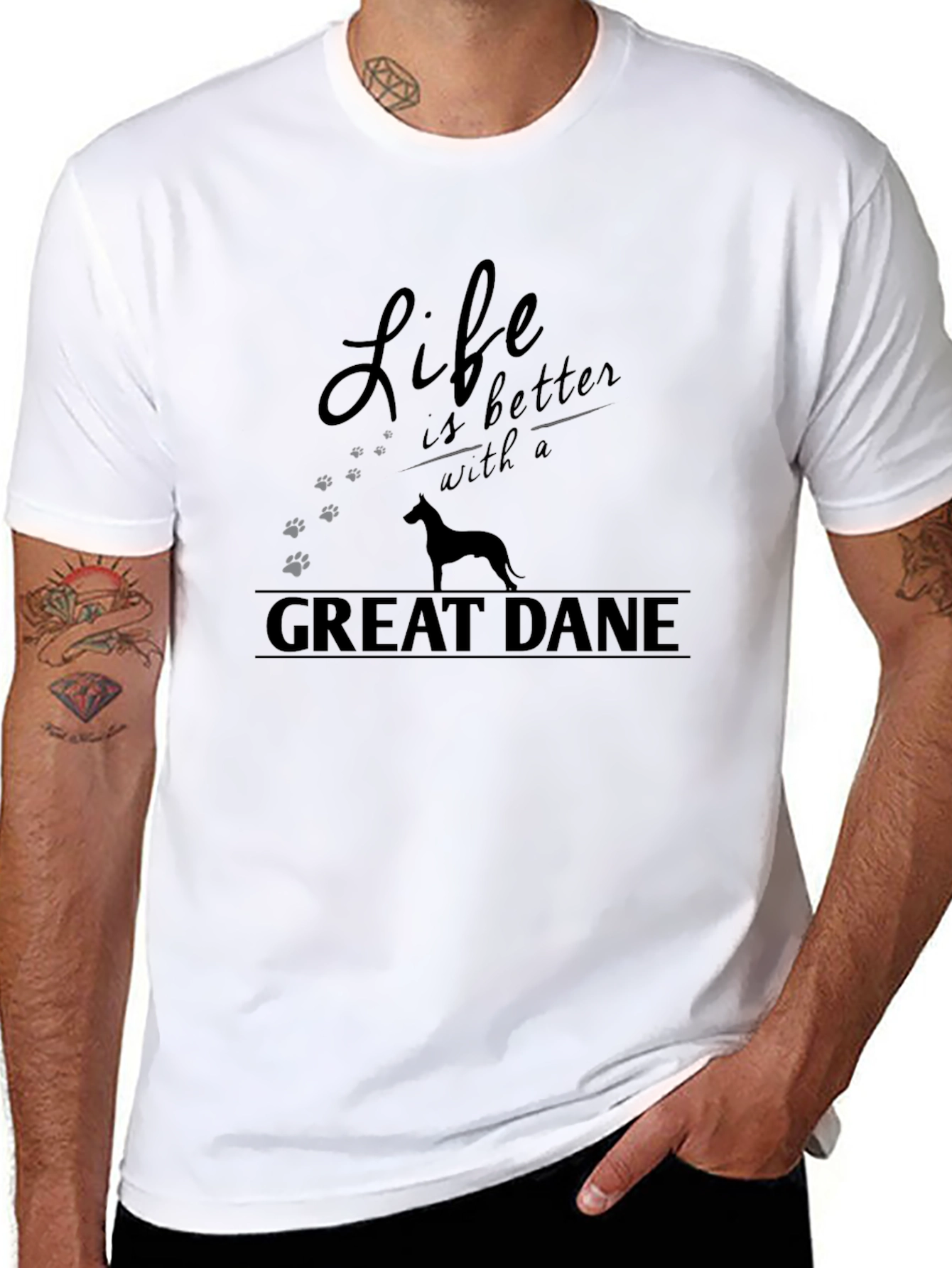 Great Dane Life T-Shirt - Perfect Dog Lover Gift!