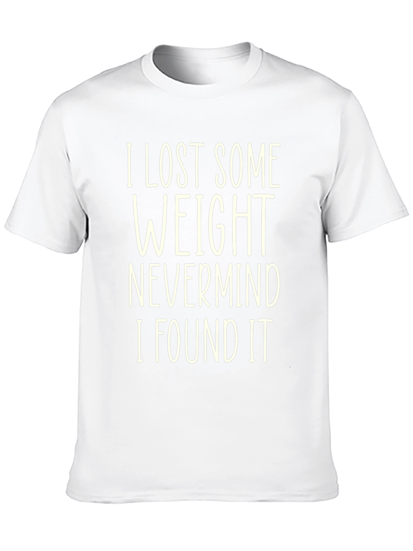 Funny Weight Loss Humor Black T-Shirt