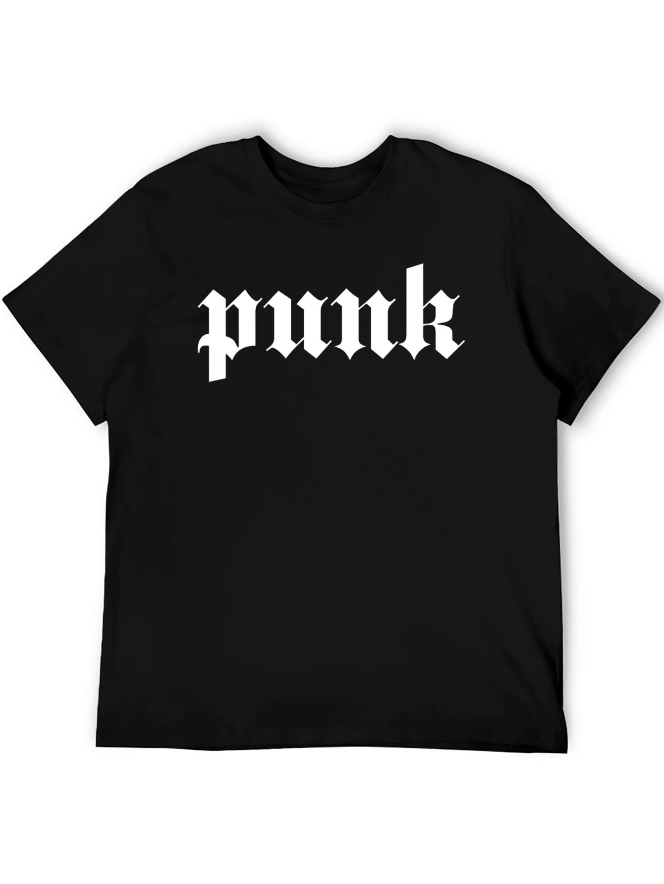 Punk Graphic T-Shirt - Black Gothic Style