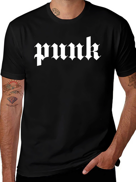 Punk Graphic T-Shirt - Black Gothic Style