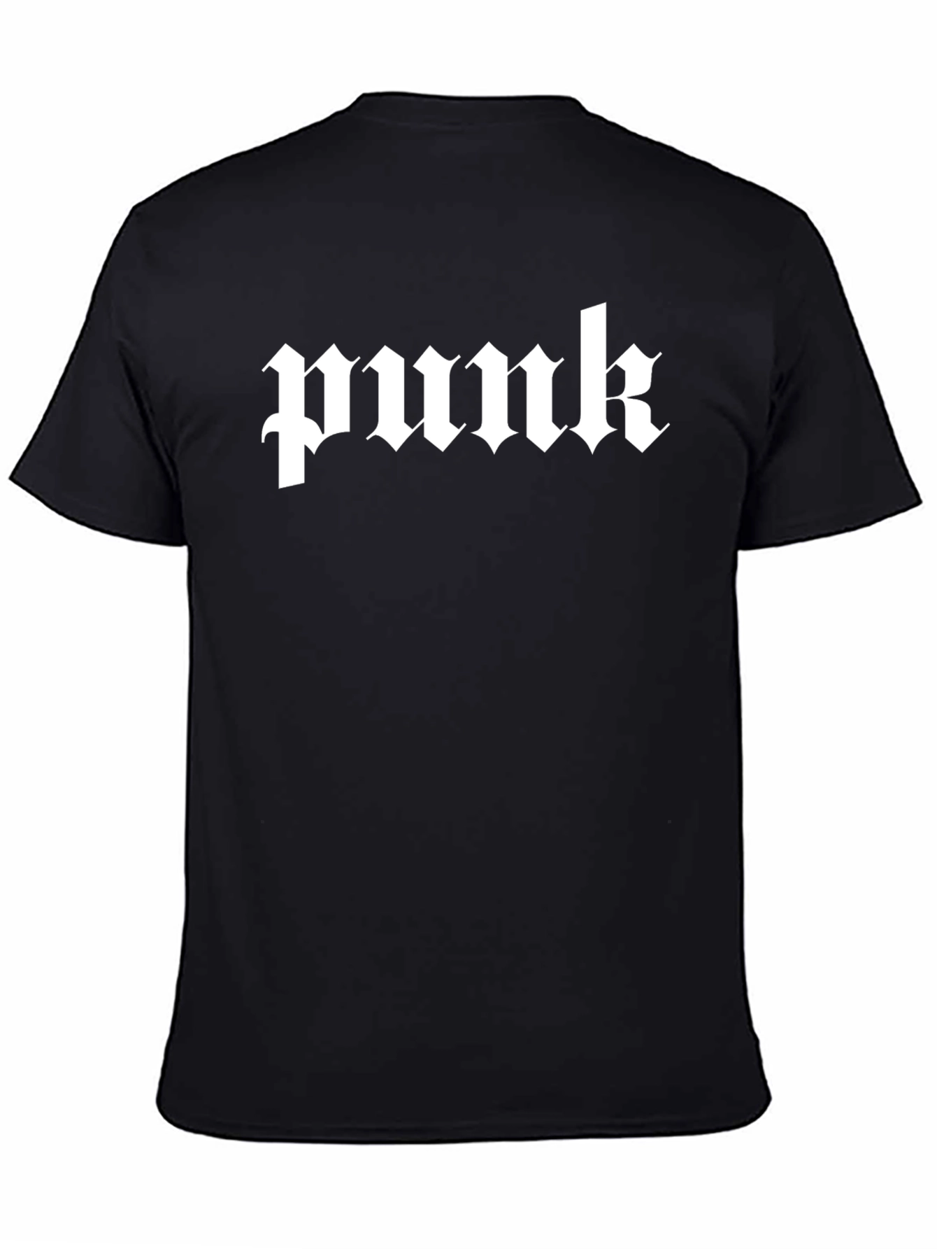Punk Graphic T-Shirt - Black Gothic Style